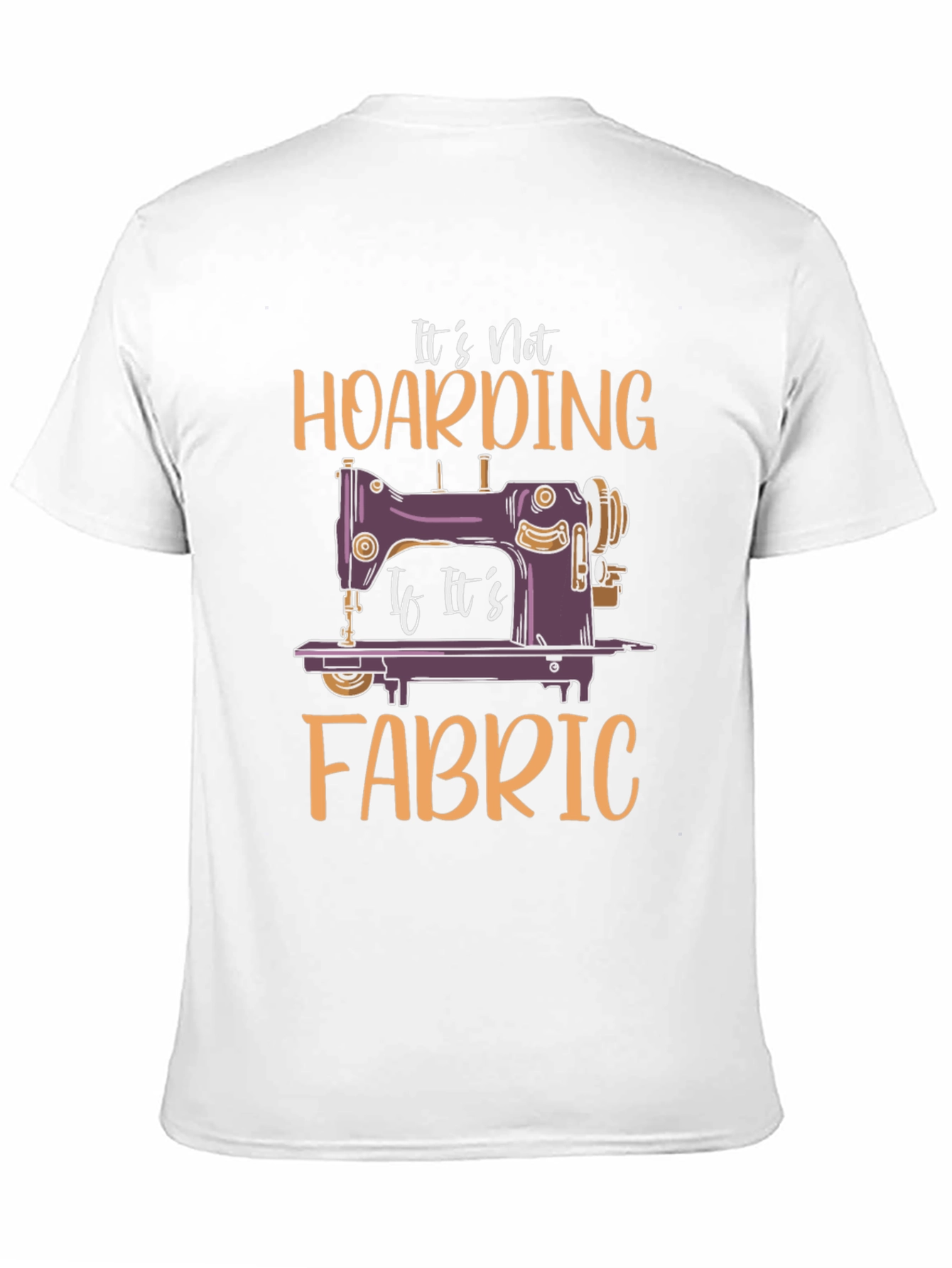 Black It's Not Hoarding Fabric T-Shirt view 11