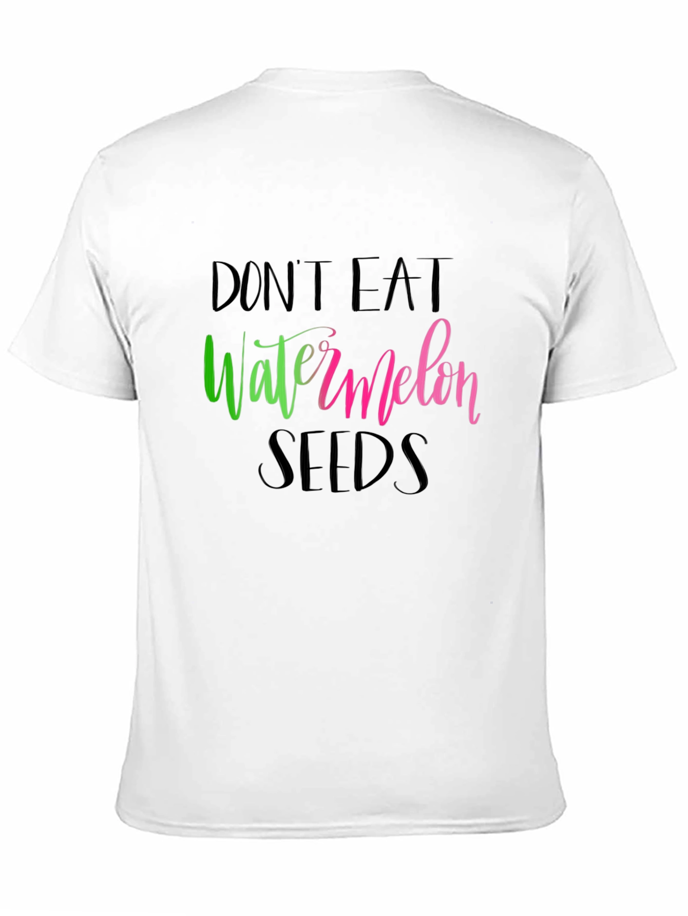 Black Don't Eat Watermelon Seeds Graphic Tee view 11