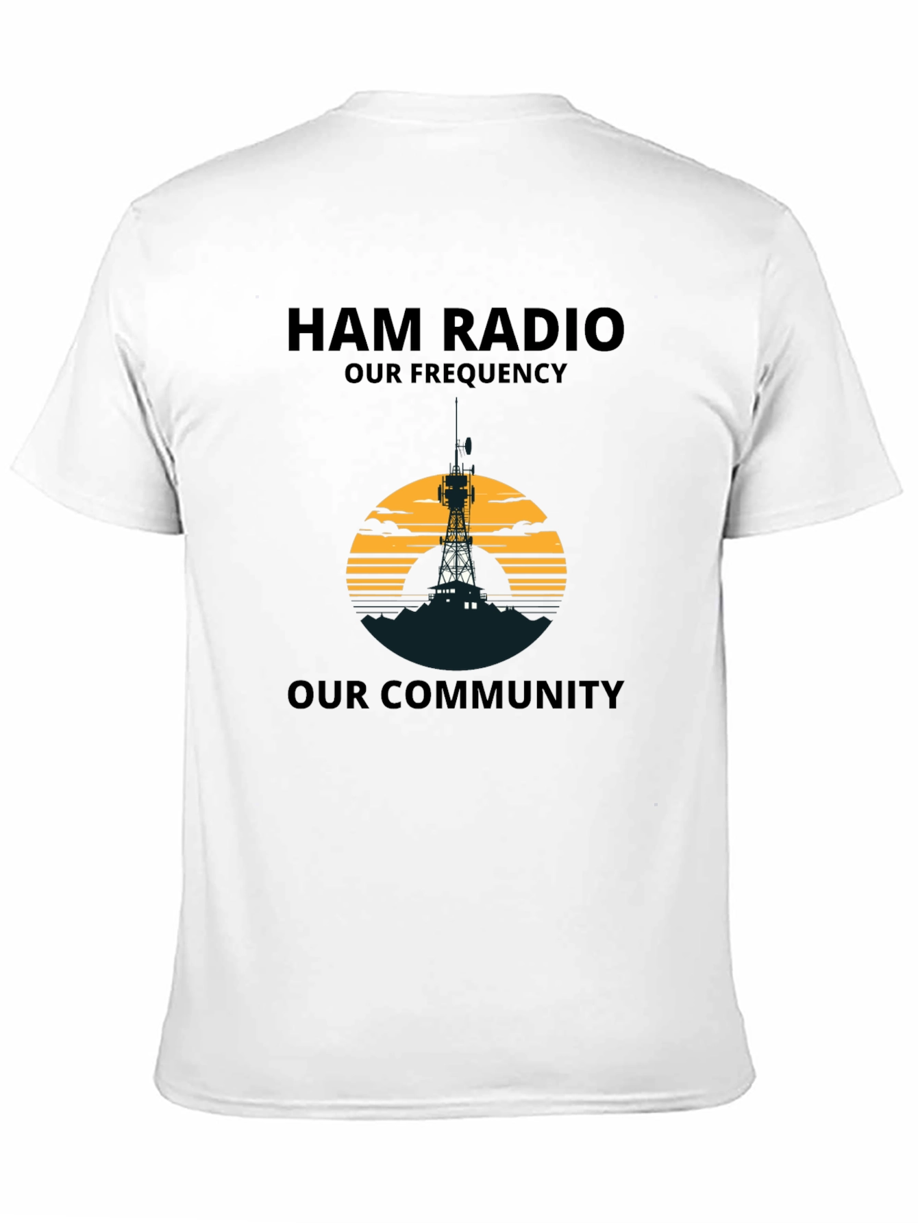 Ham Radio T-Shirt: Our Frequency, Our Community Tee - 11