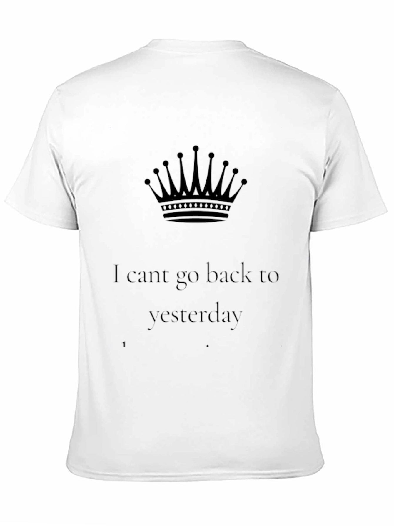 Black Crown & Yesterday Black Graphic Tee view 11