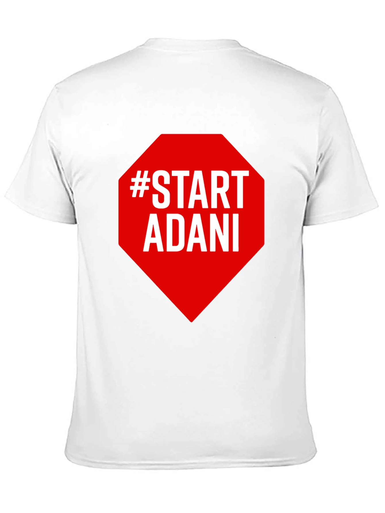 Black Start Adani Black Graphic Tee - Trendy Slogan T-Shirt view 11