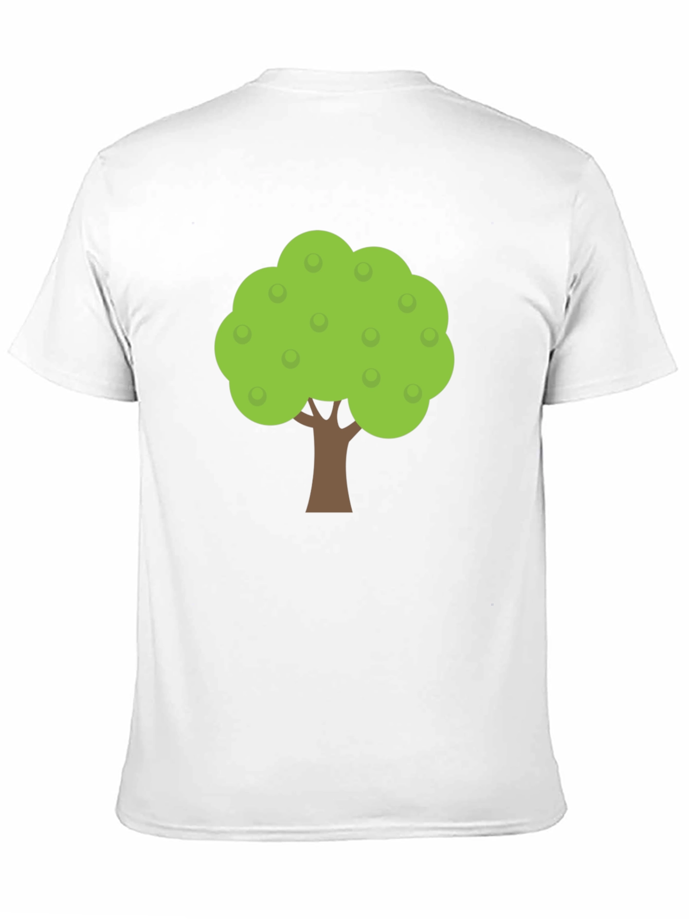 Black Cartoon Tree Graphic Black T-Shirt view 11