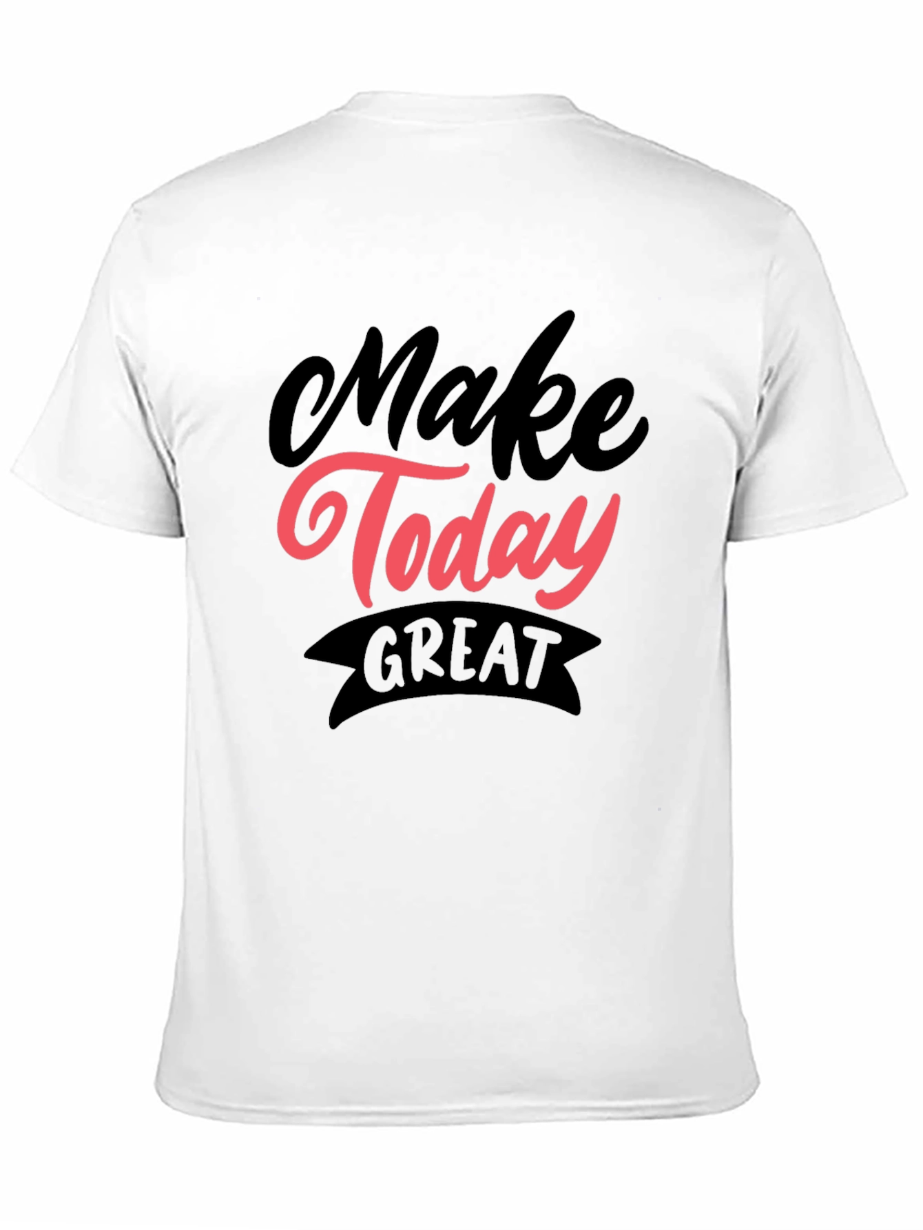 Black Make Today Great Graphic Tee - Black view 11