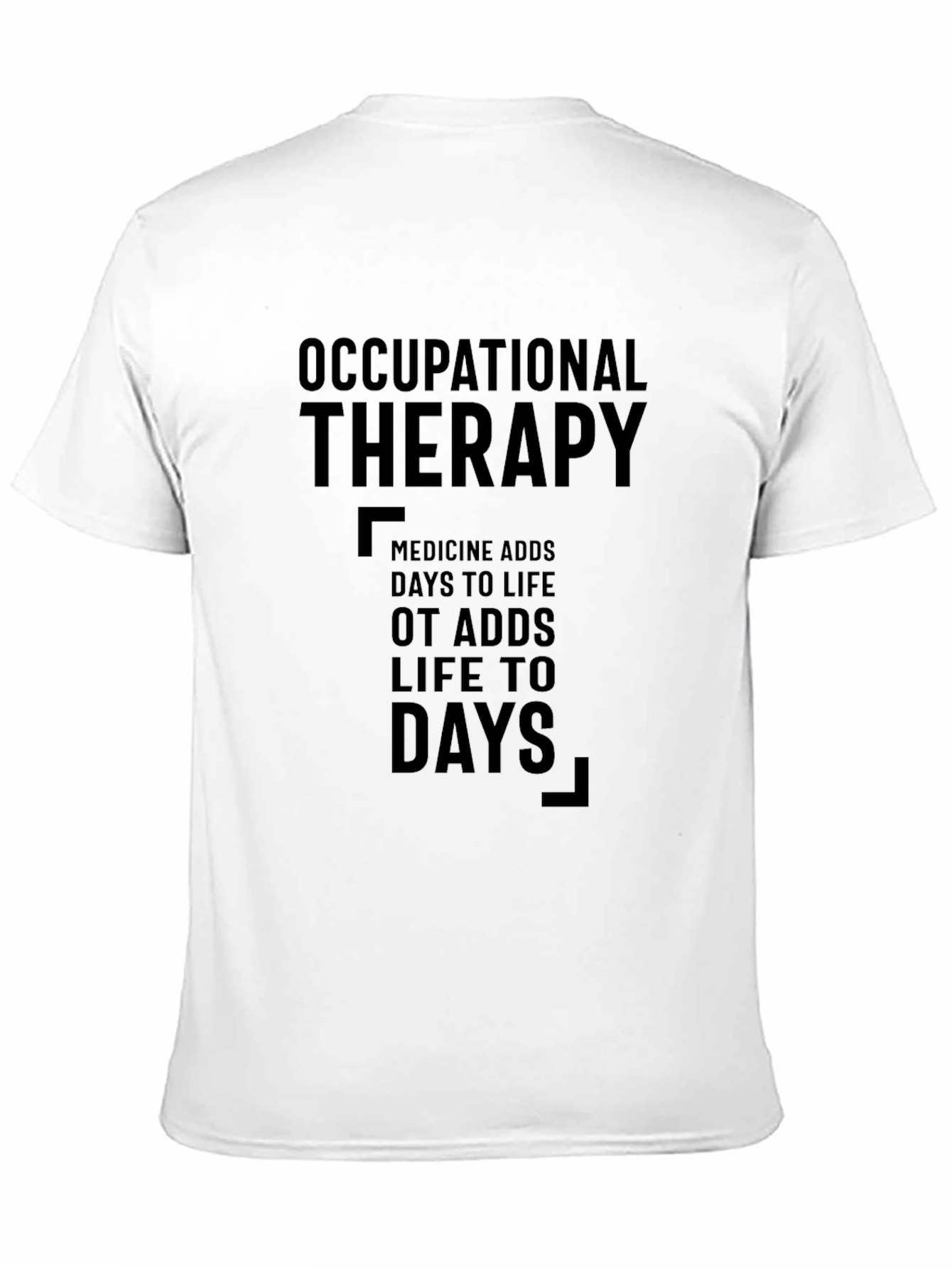 Black Occupational Therapy Black Graphic T-Shirt view 11