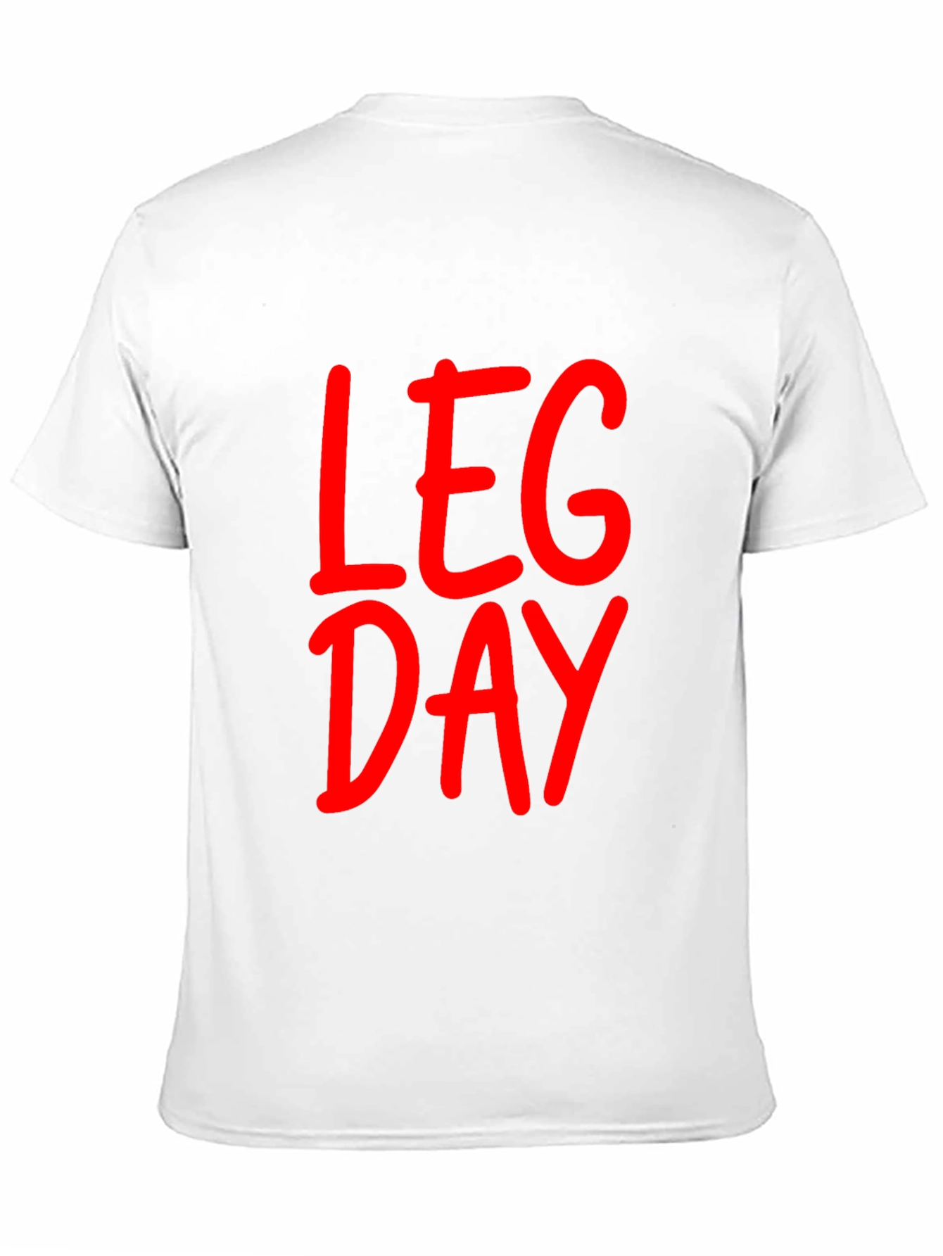 Black Leg Day Black T-Shirt - Gym Workout Apparel view 11