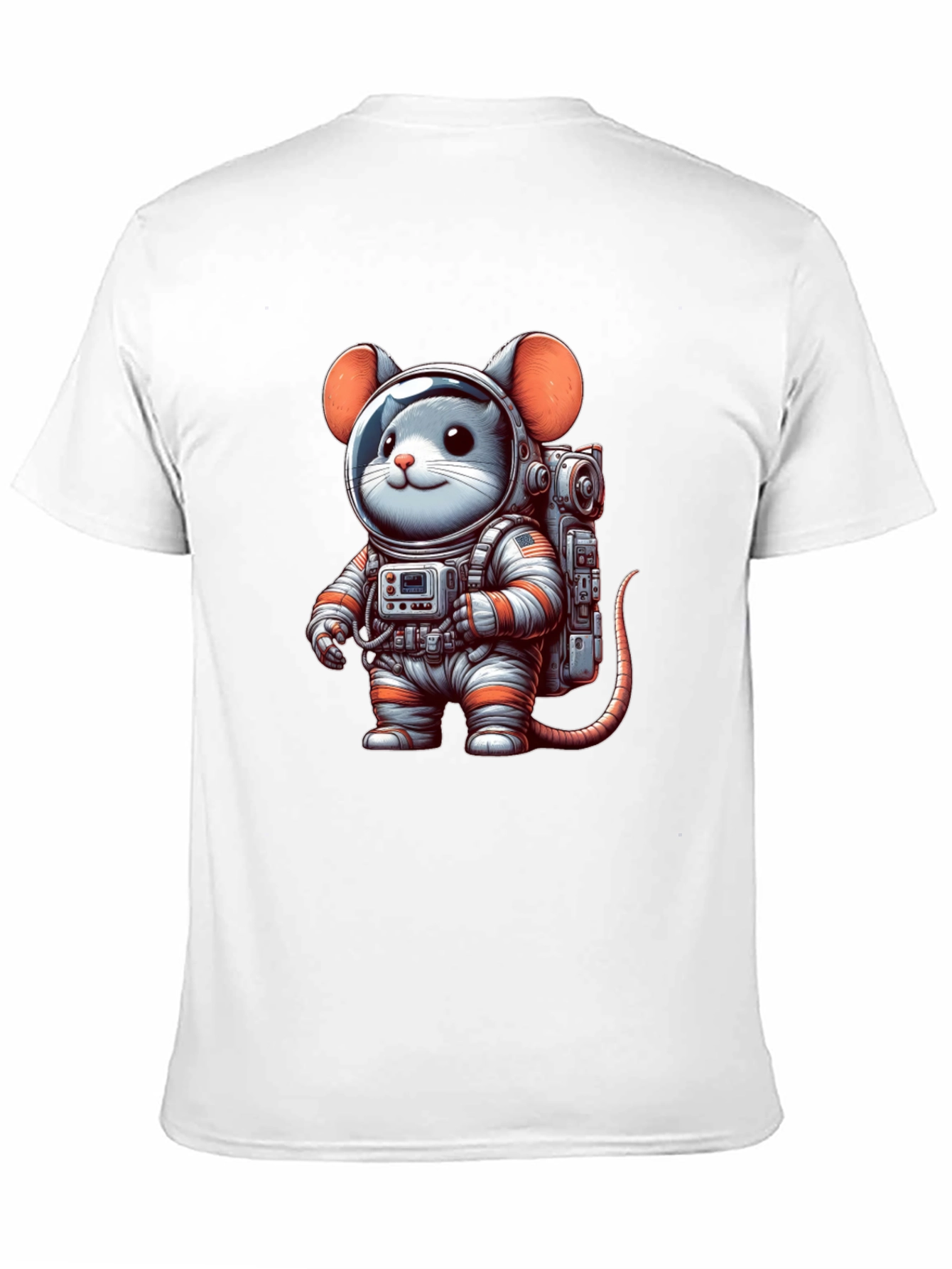 Black Mouse Astronaut T-Shirt - Space Explorers view 11