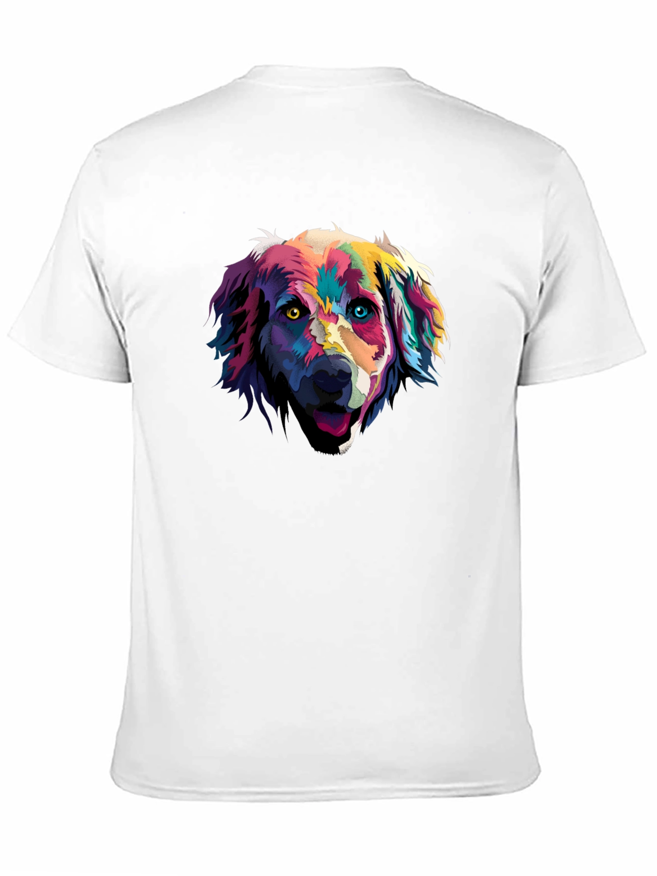 Black Dog Art Graphic Tee - Men's Black T-Shirt view 11