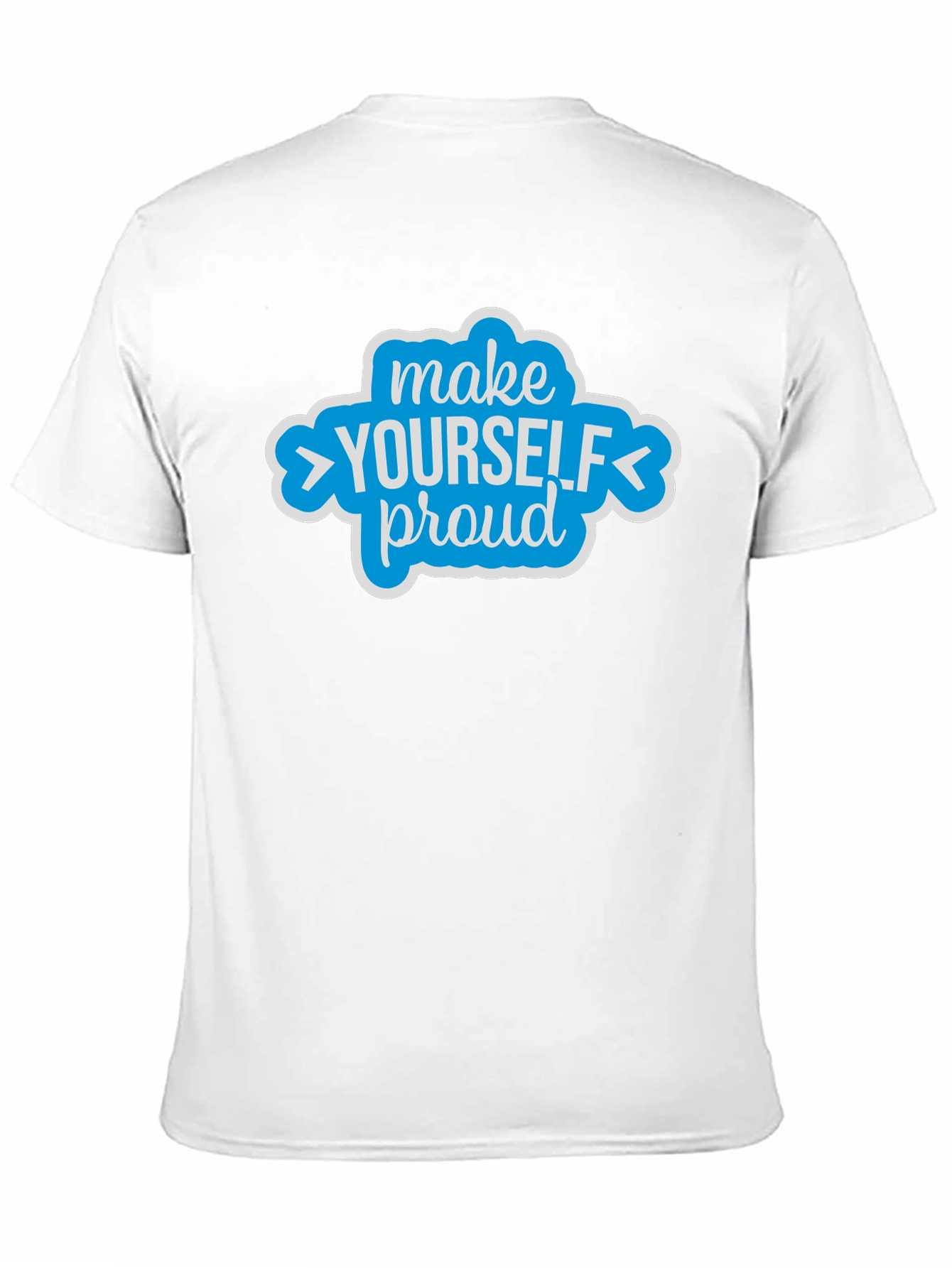 Black Make Yourself Proud Graphic Tee - Motivational Shirt view 11