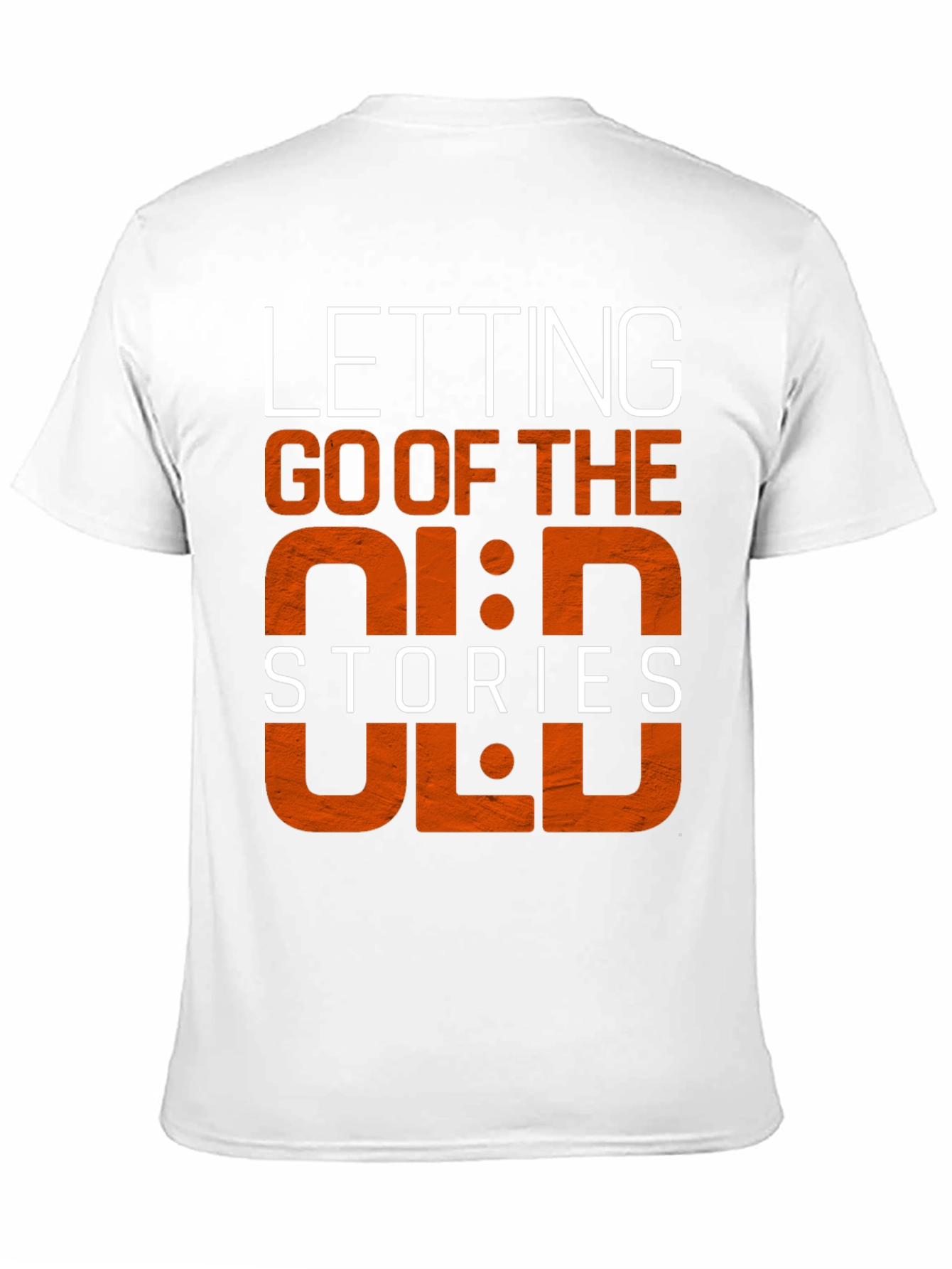 Black Letting Go T-Shirt - Motivational Graphic Tee view 11