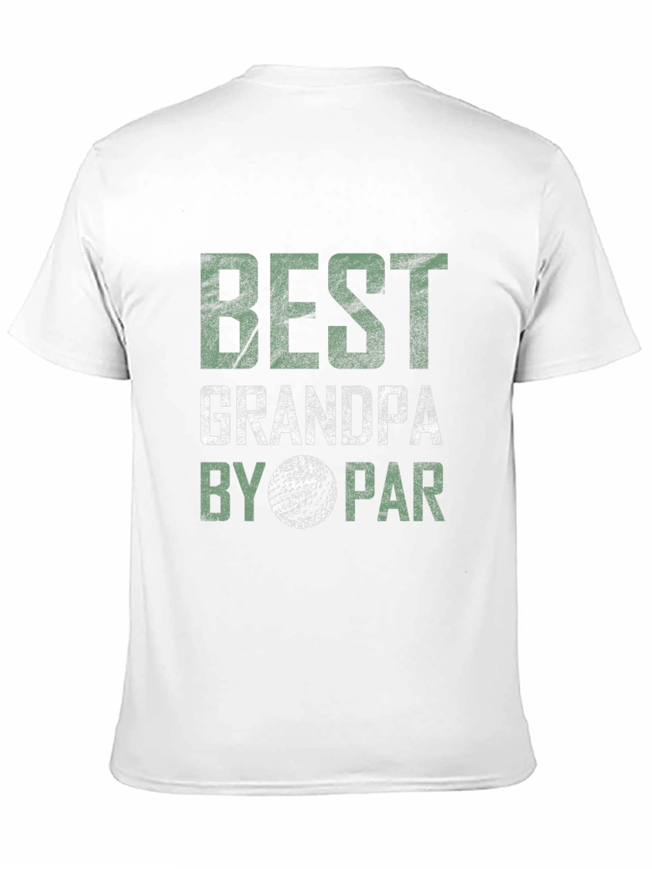 Black Best Grandpa By Par Golf T-Shirt view 11