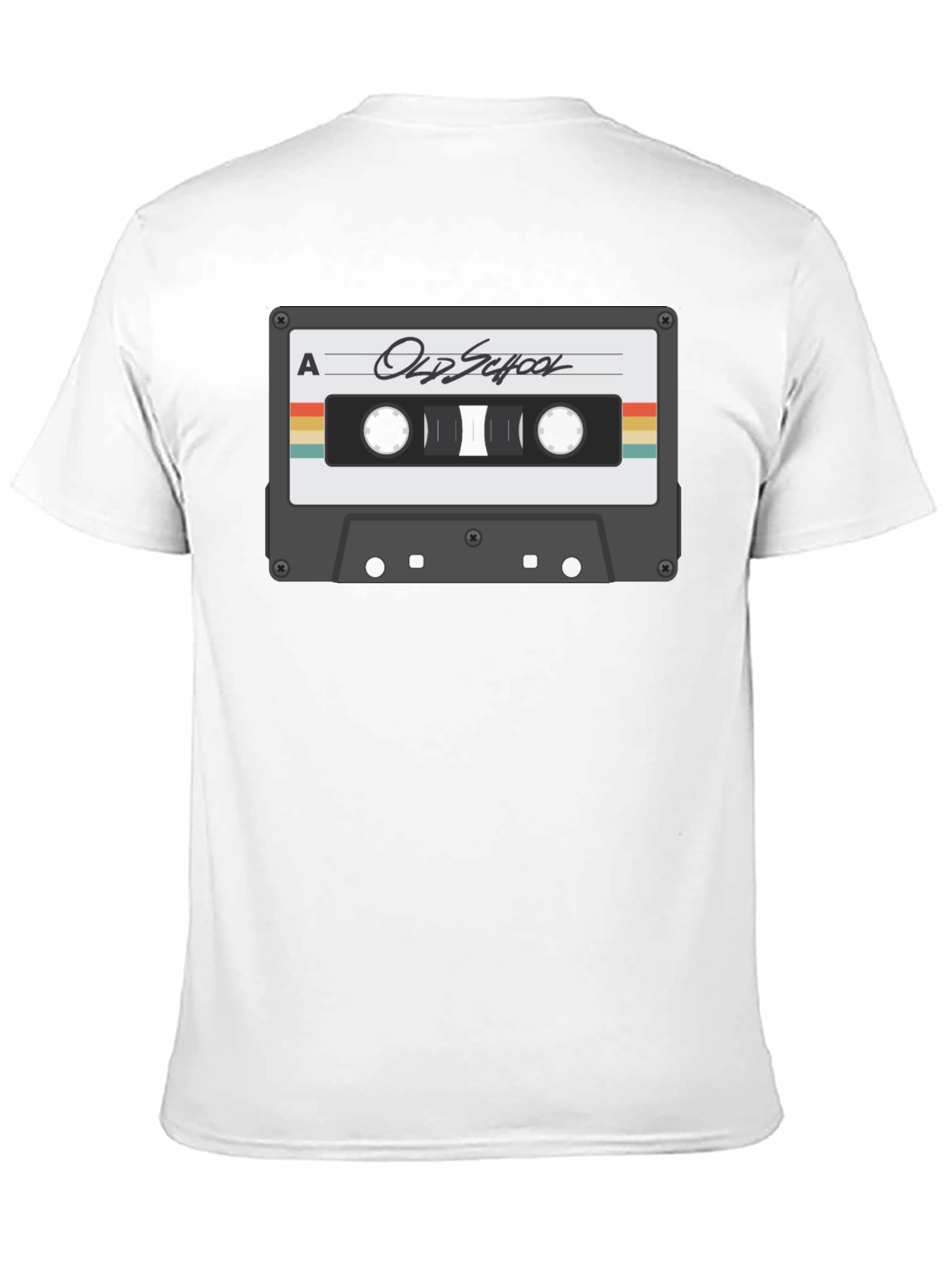 Black Retro Cassette Tape Graphic T-Shirt - Old School Cool view 11