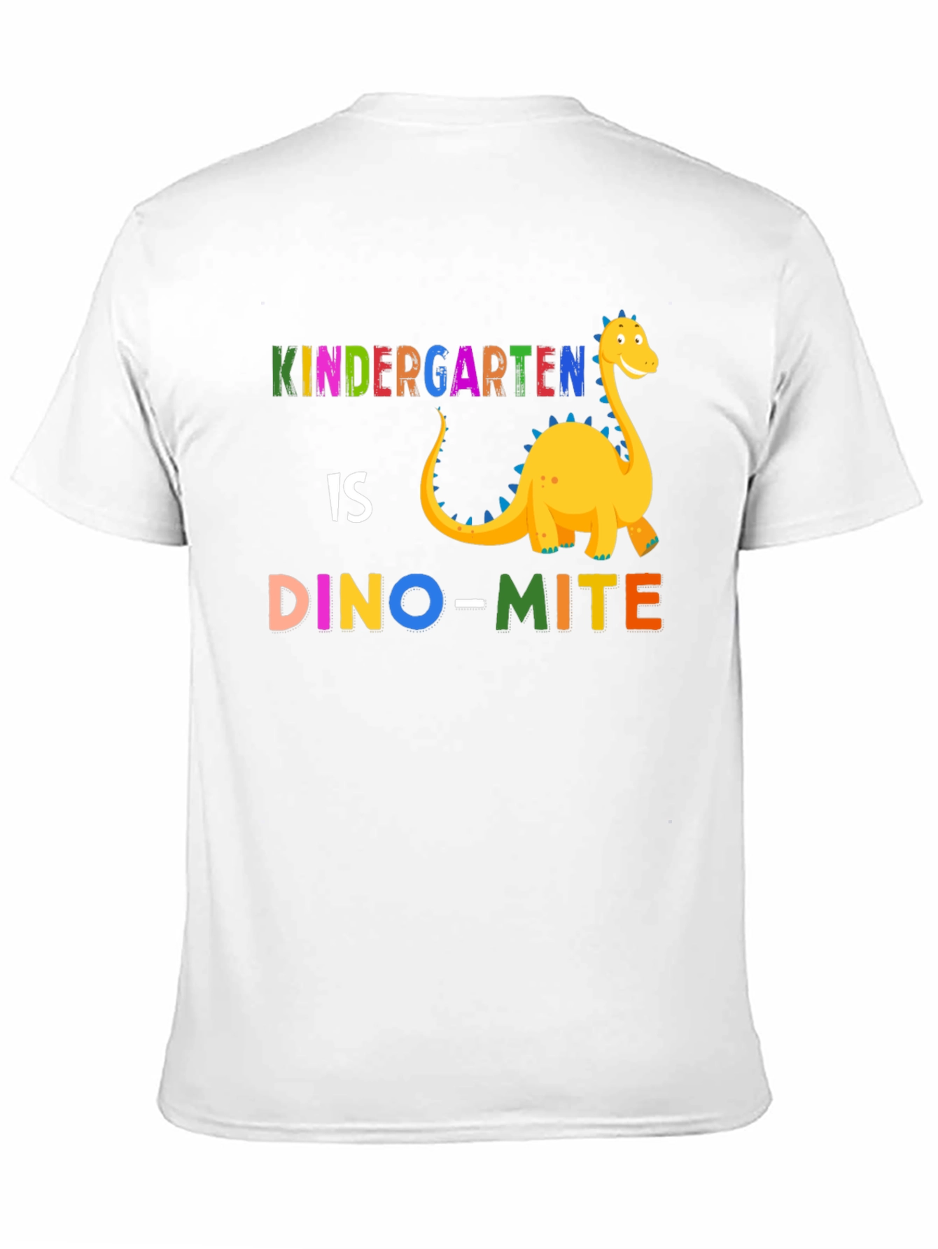Black Kindergarten Dino-mite T-Shirt - Back to School view 11