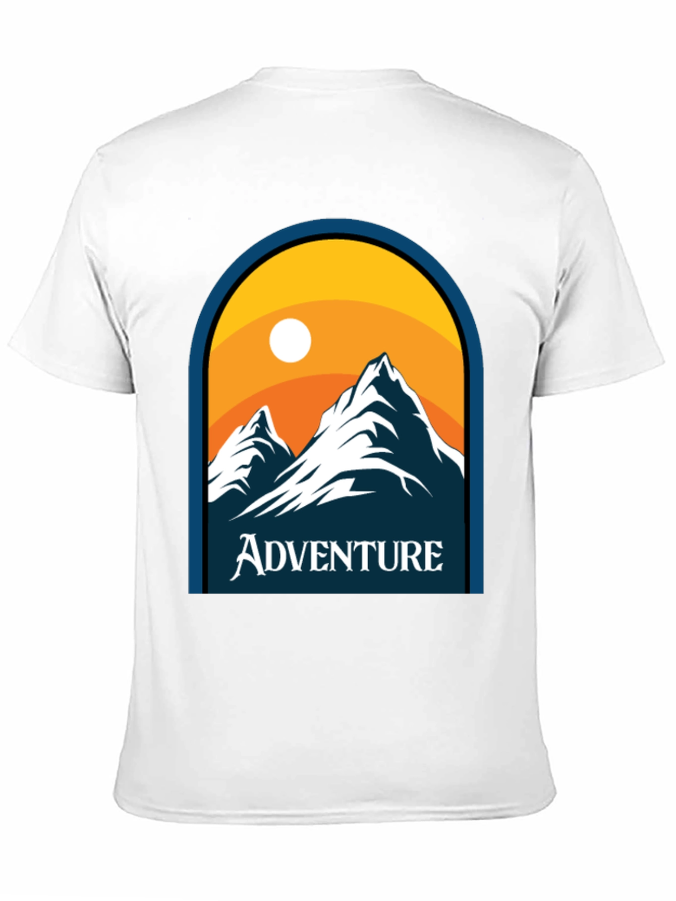 Black Adventure Mountain Graphic Tee view 11