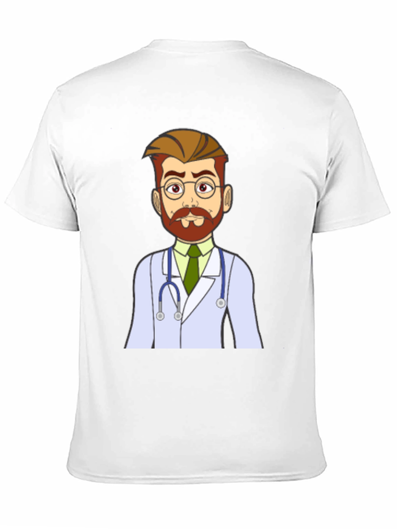 Black Cartoon Doctor Graphic T-Shirt - Medical Humor Tee view 11