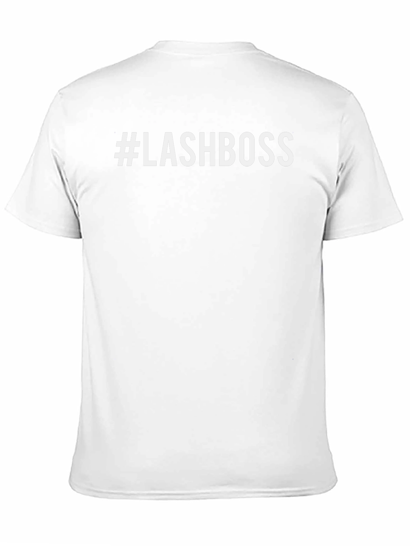 Black #LashBoss Graphic Tee - Stylish Unisex Black T-Shirt view 11