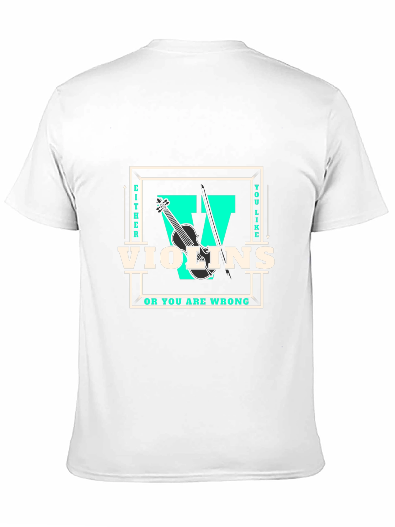 Black Violin Lover T-Shirt - Music Gift view 11