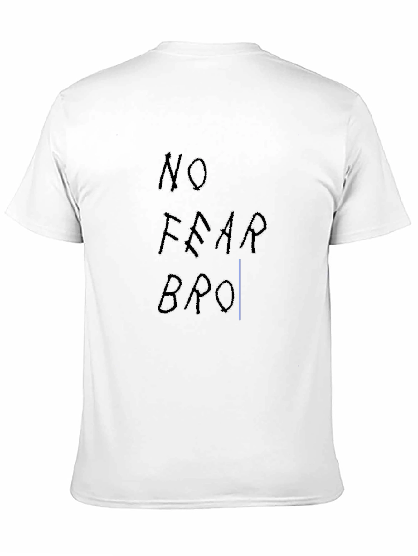 Black No Fear Bro Graphic T-Shirt - Black Cotton Casual Tee view 11