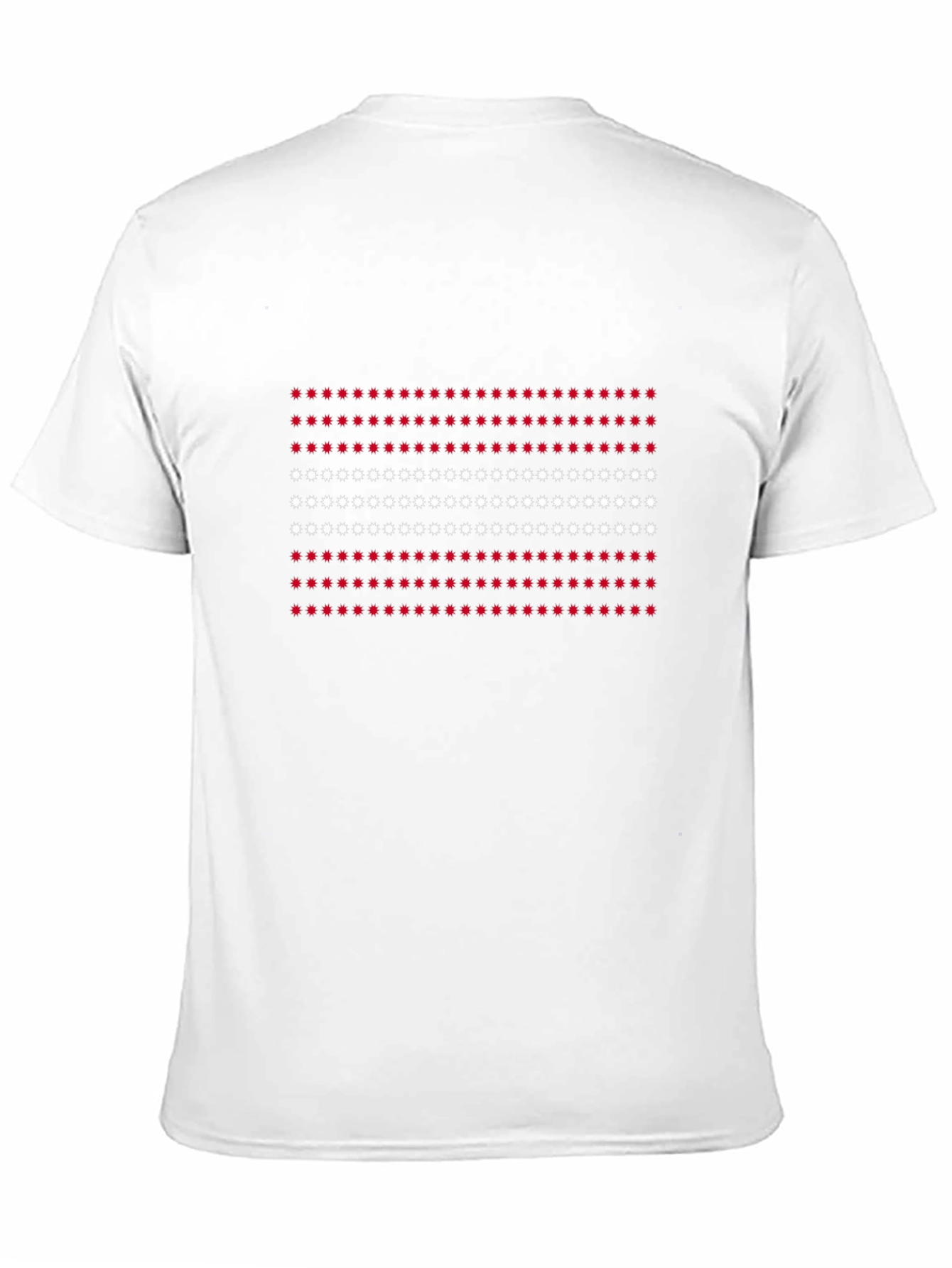 Black Red and White Dots Tee view 11