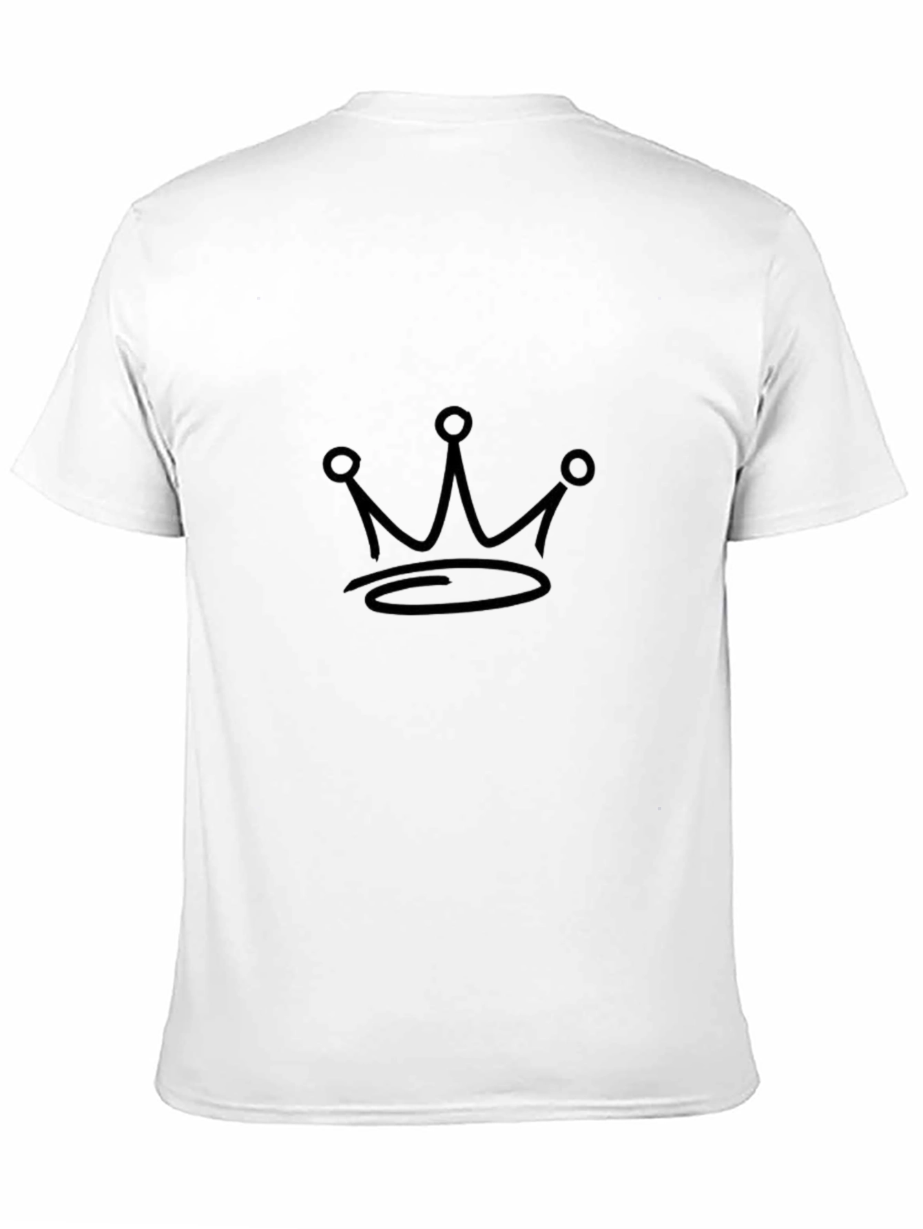 Black Crown Graphic Tee - Men's Black T-Shirt view 11