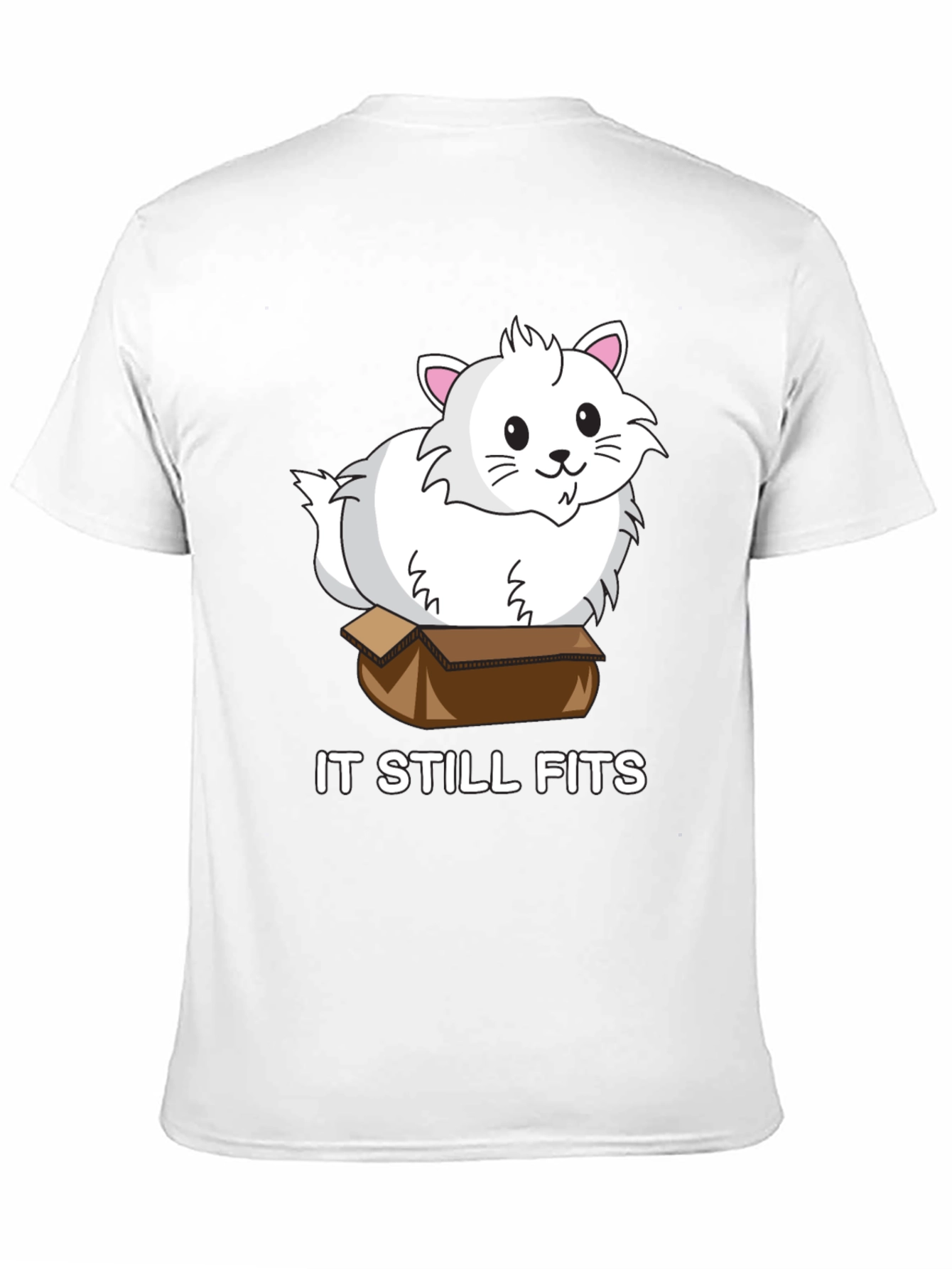 Black Cat in a Box T-Shirt - "It Still Fits" view 11