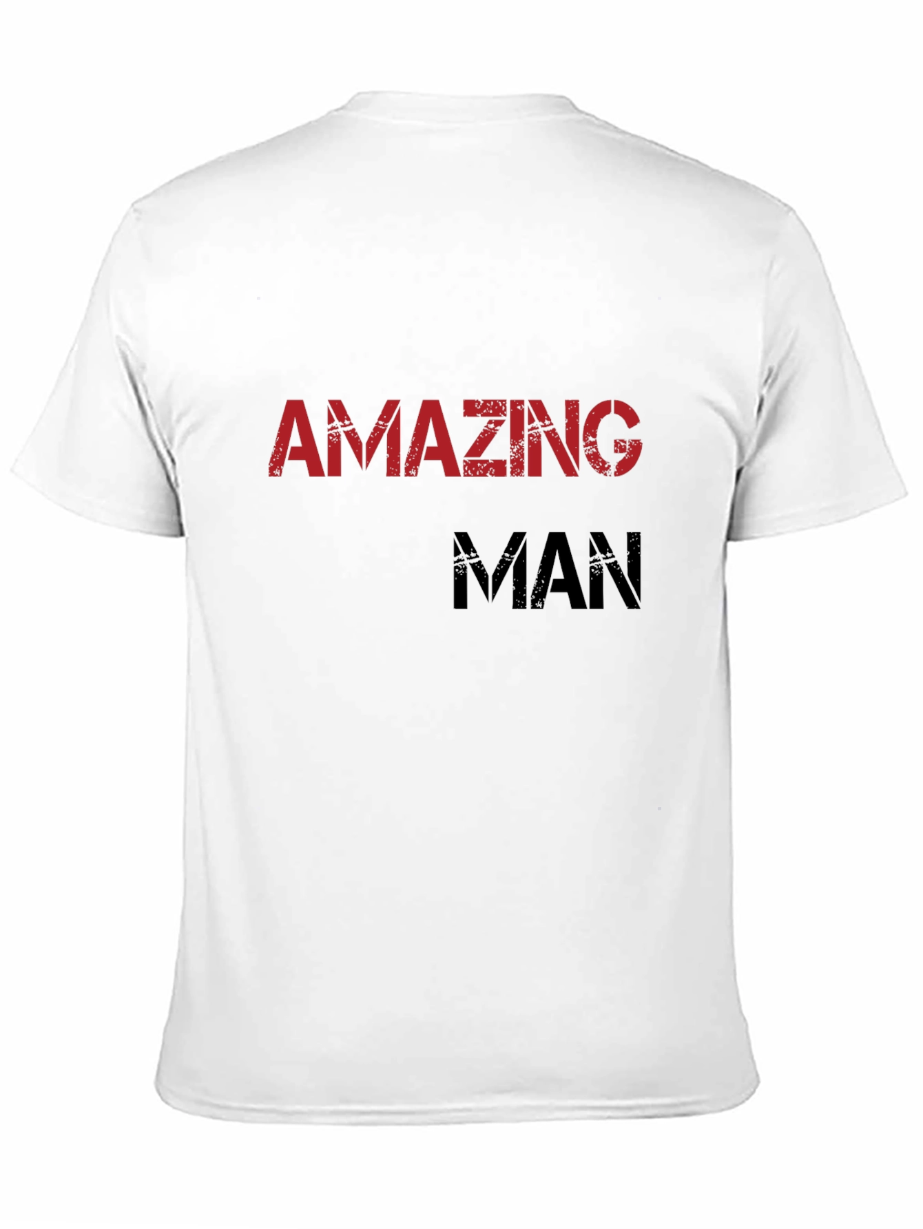 Black Amazing Man Graphic Tee - Black view 11