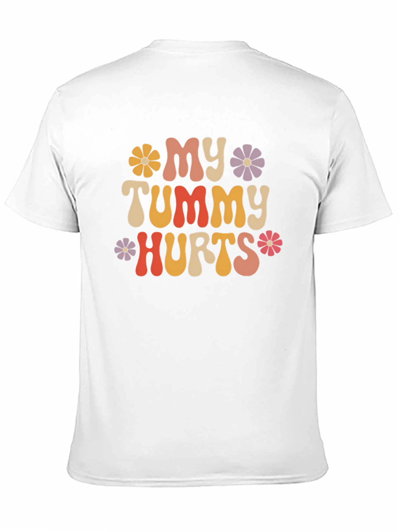 Black My Tummy Hurts Graphic Tee - Funny Shirt view 11
