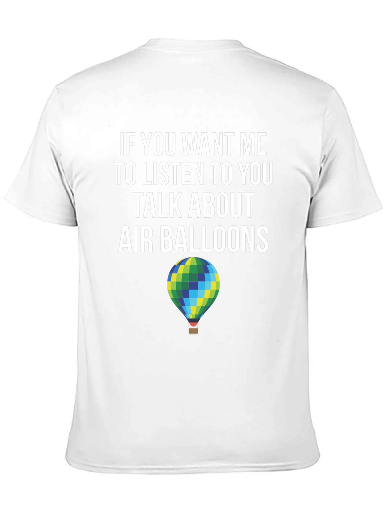 Black Air Balloon Talk T-Shirt - Listener Edition view 11