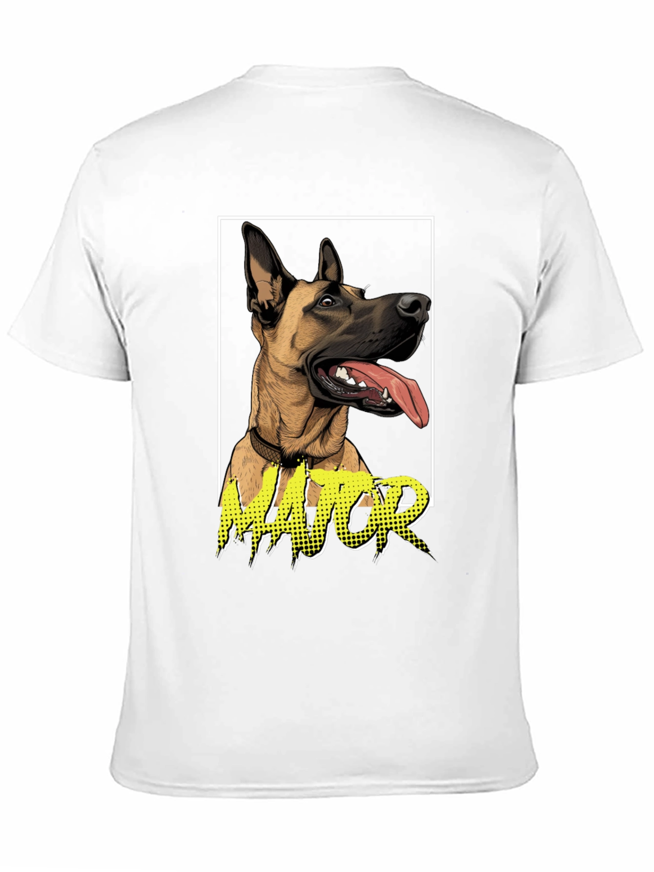 Black Dog Lover's 'Major' Graphic Tee - Black view 11