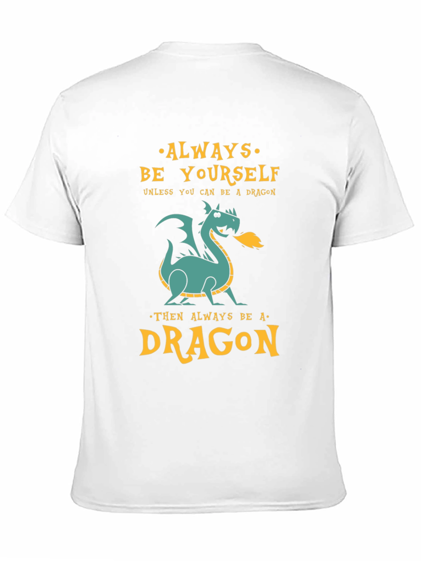 Black Always Be a Dragon Graphic Tee - Unique Design view 11