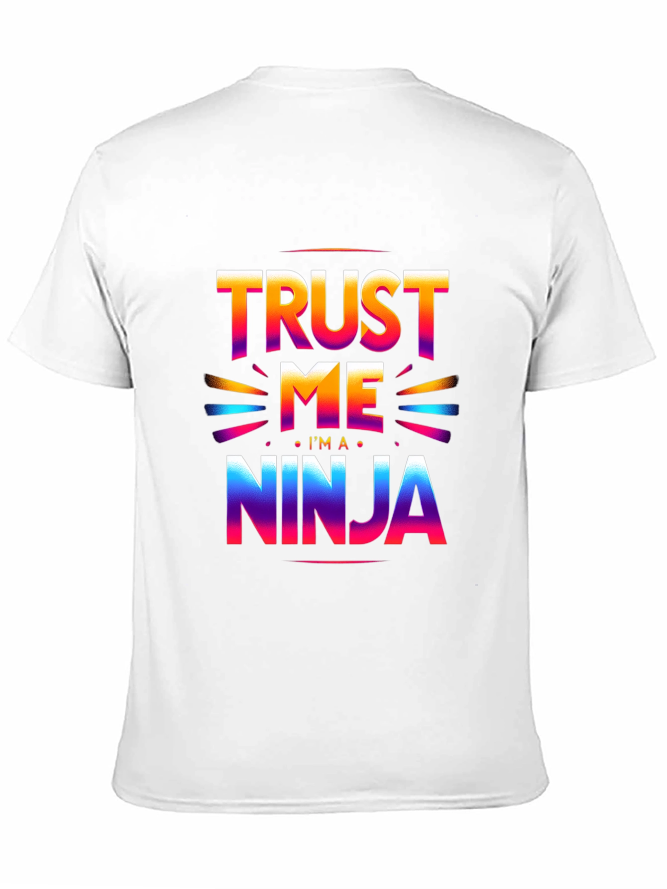 Black Trust Me, I'm a Ninja T-Shirt view 11