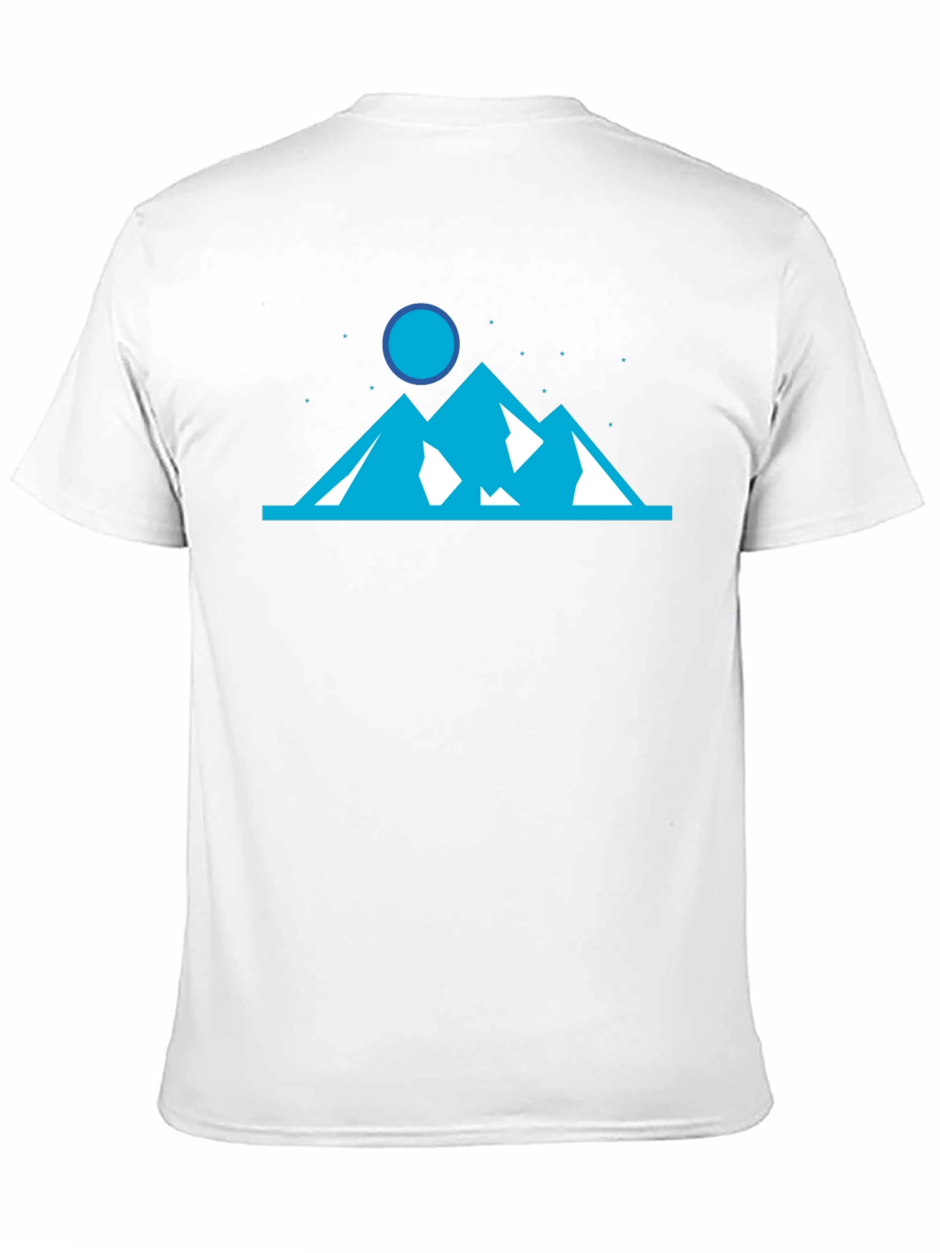 Black Mountainscape Graphic Tee - Stylish & Unique Design view 11