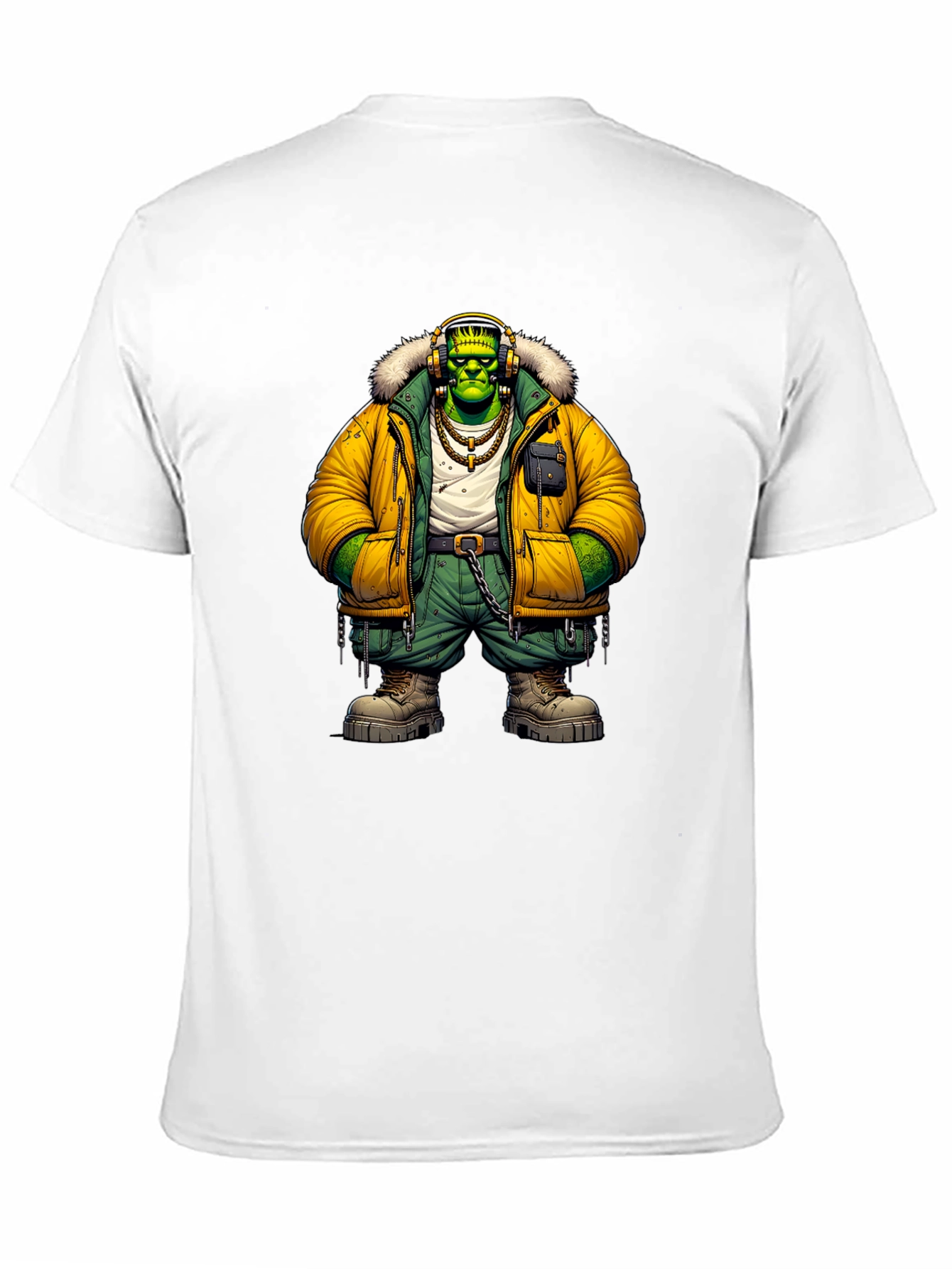 Black Frankenstein Graphic Tee - Urban Style view 11