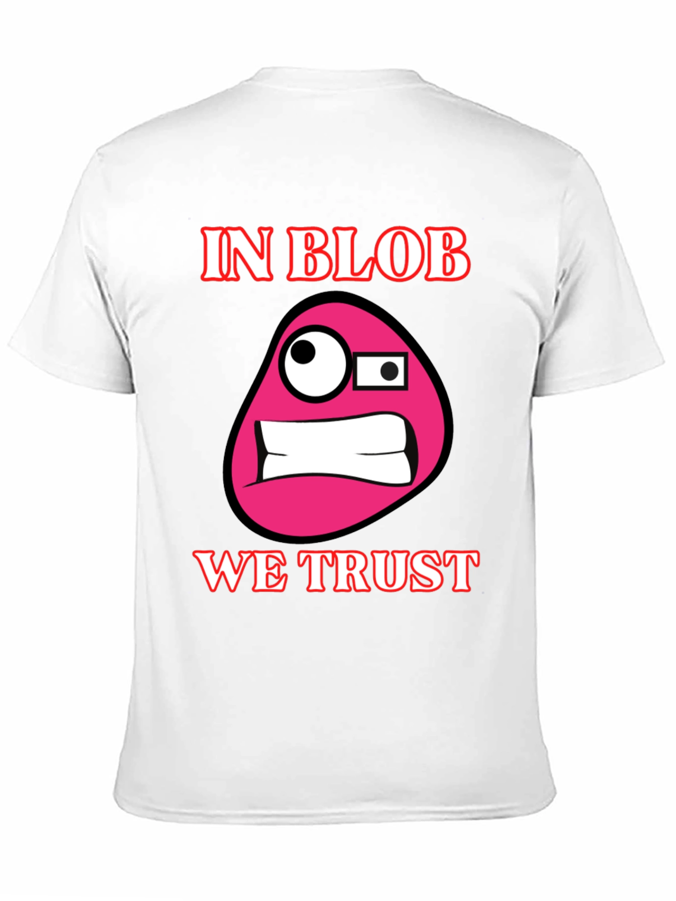 Black In Blob We Trust Funny Graphic Tee view 11
