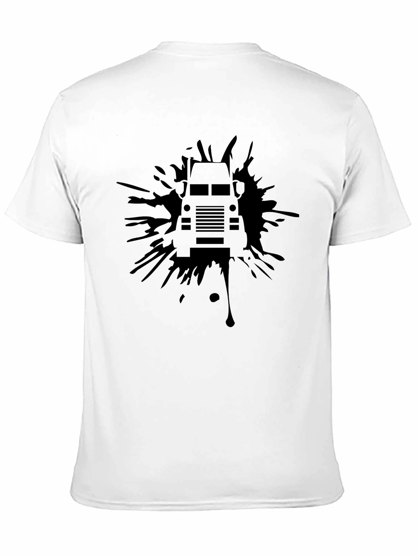 Black Black Truck Splatter Graphic T-Shirt view 11