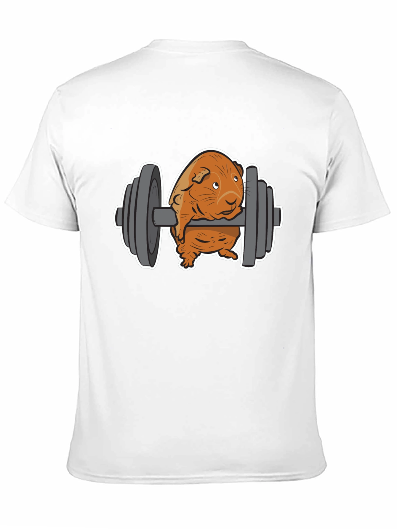 Black Guinea Pig Gym T-Shirt view 11
