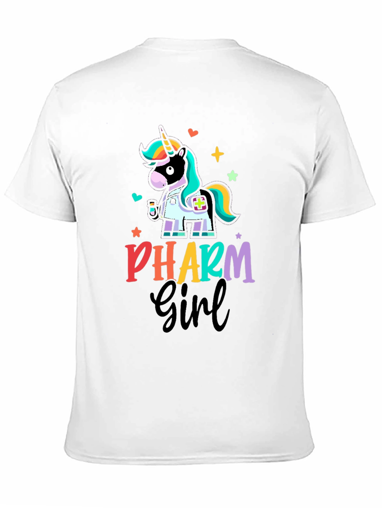 Black Pharm Girl Unicorn T-Shirt view 11