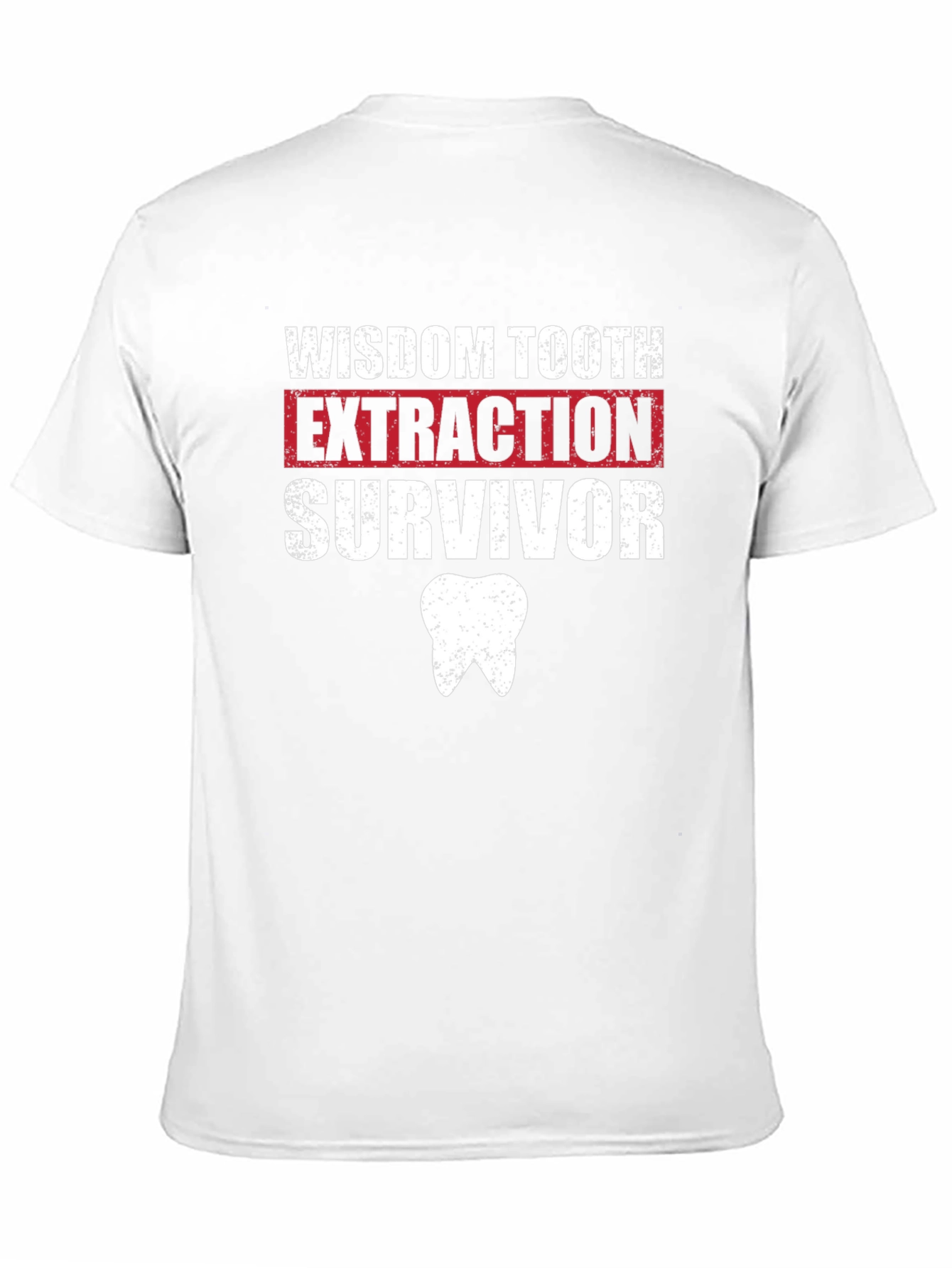 Black Wisdom Tooth Extraction Survivor T-Shirt view 11