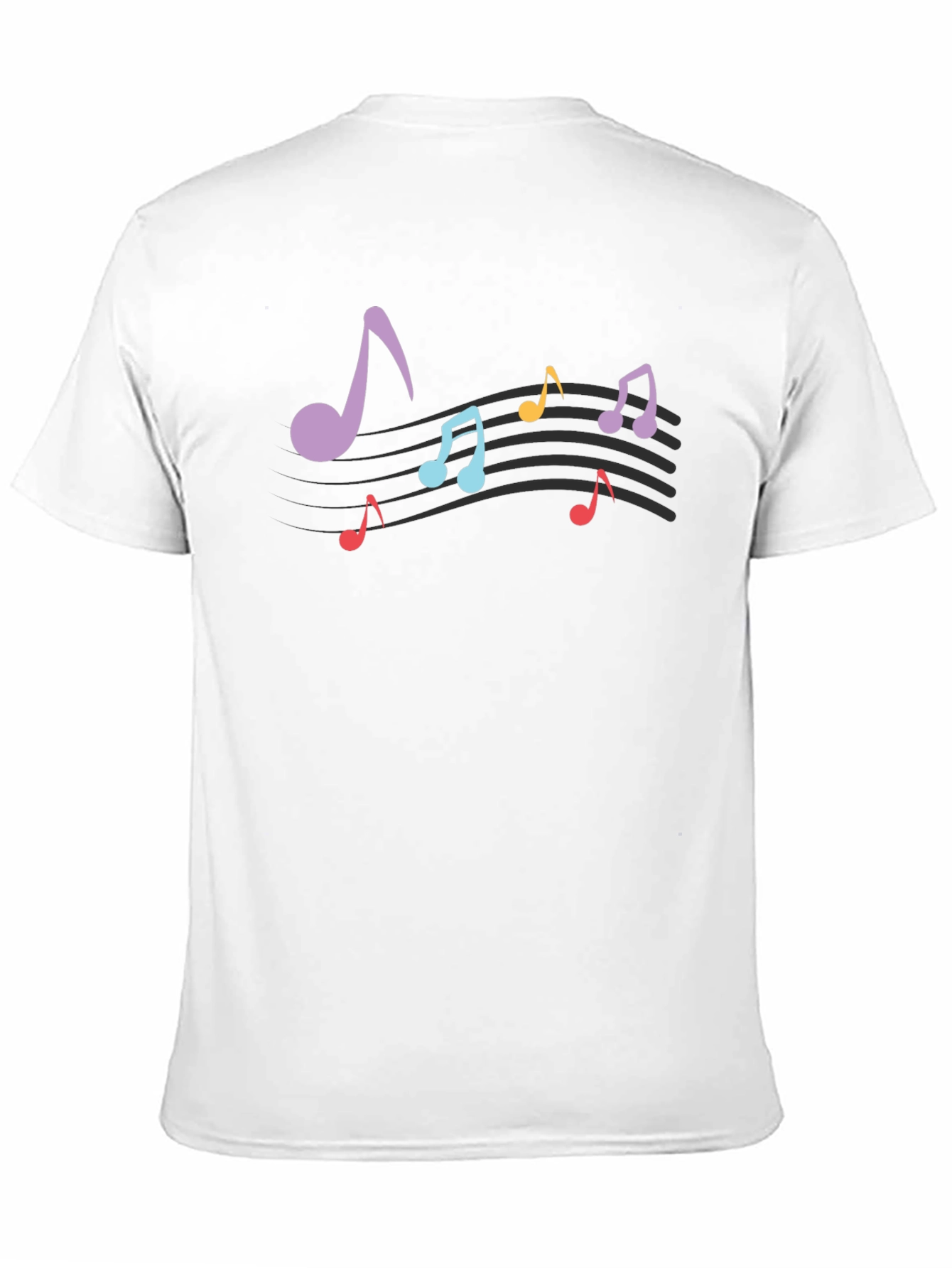 Black Musical Note Graphic T-Shirt - Stylish Black Tee view 11