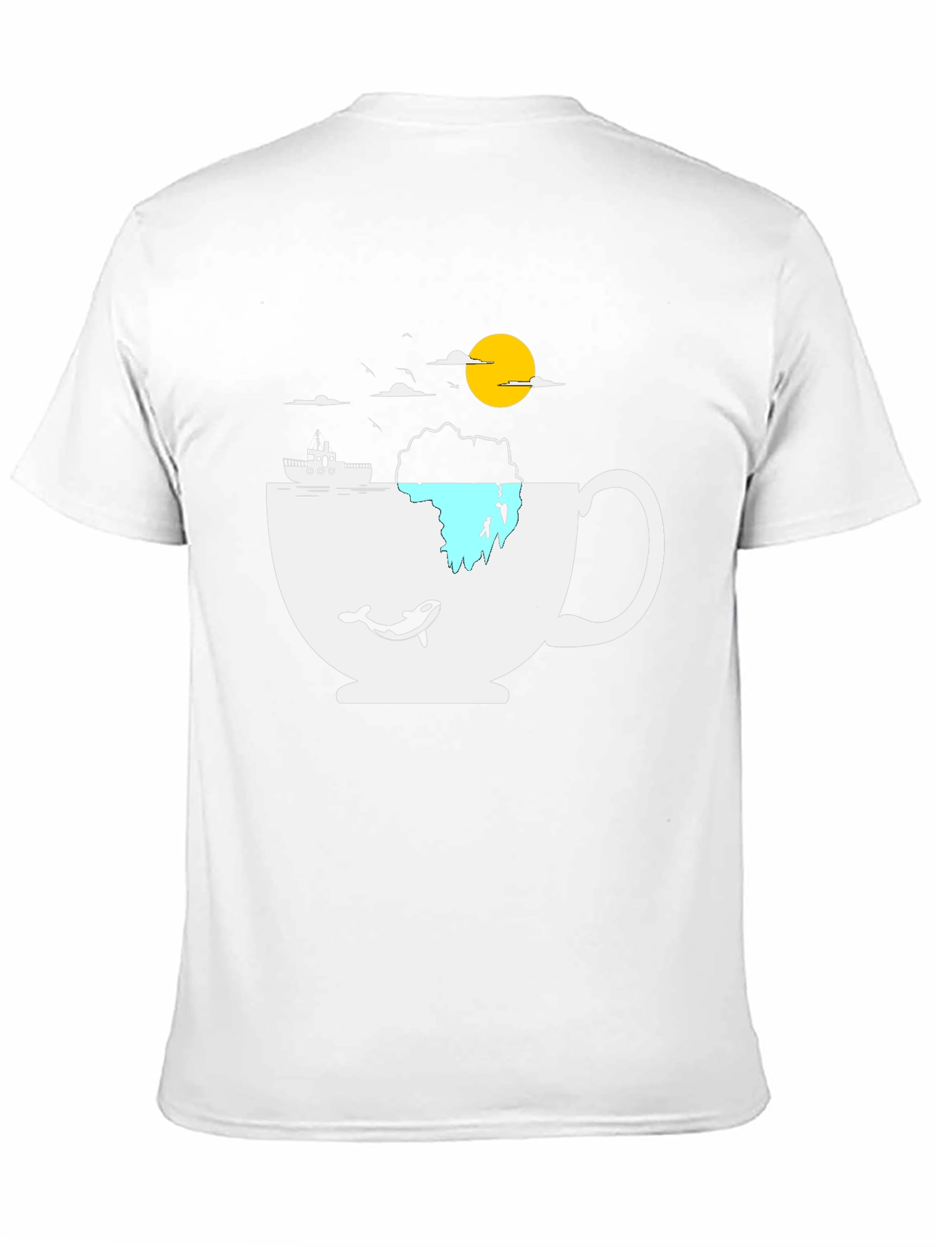 Black Ocean Cup Graphic Tee view 11