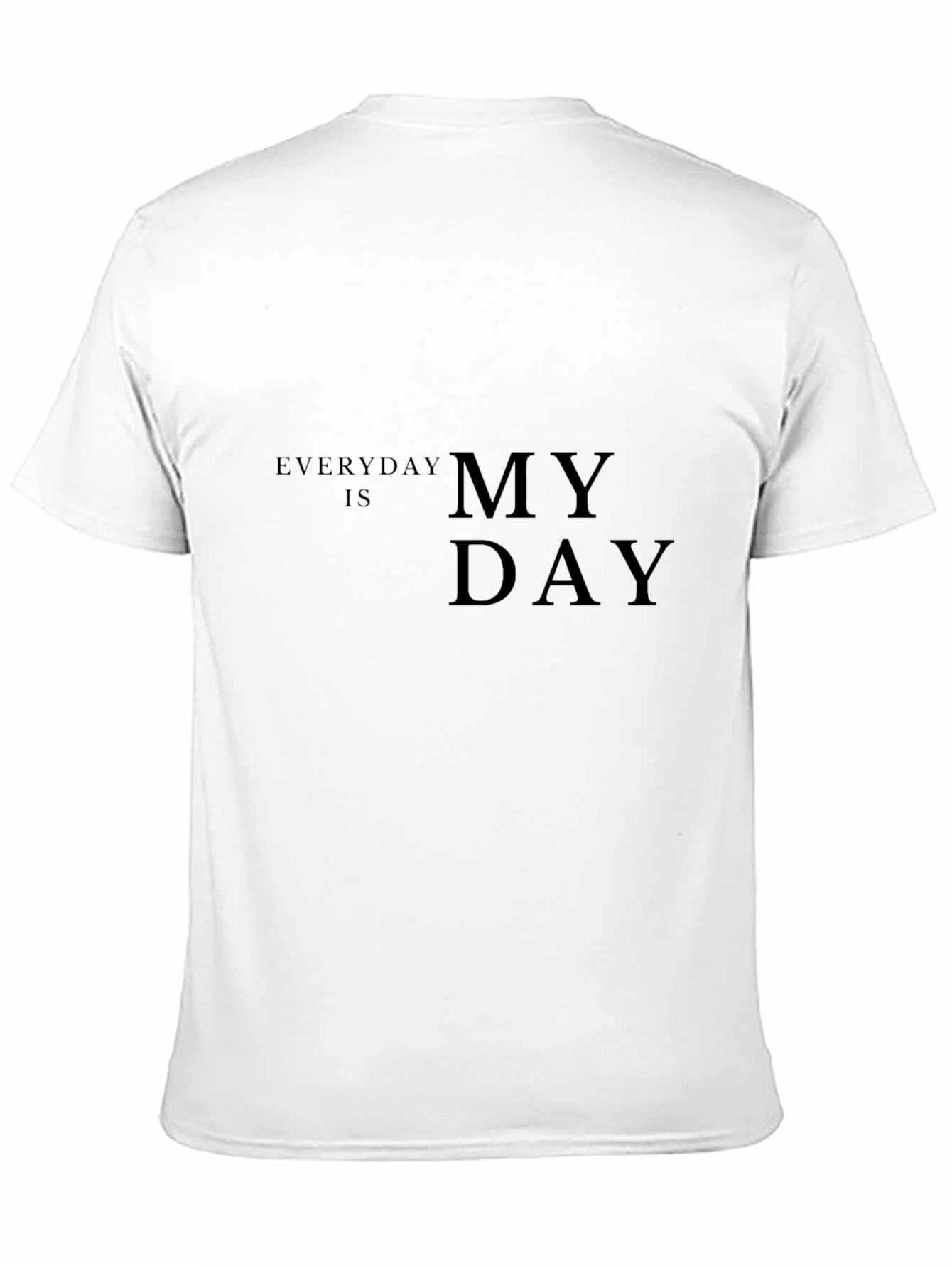 Black Everyday Is My Day Graphic Tee - Black view 11