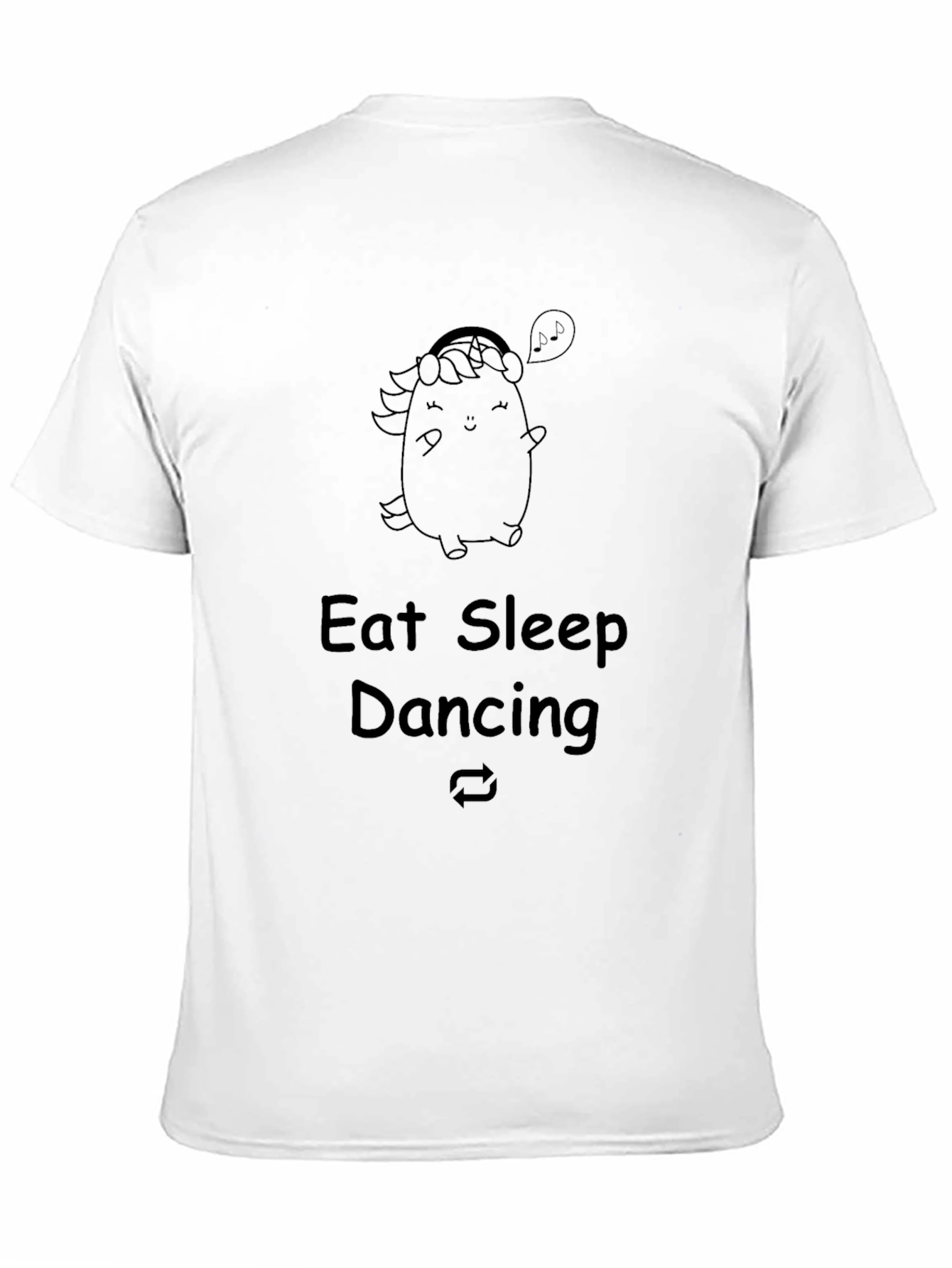 Black Eat Sleep Dancing T-Shirt, Cute Graphic Tee view 11