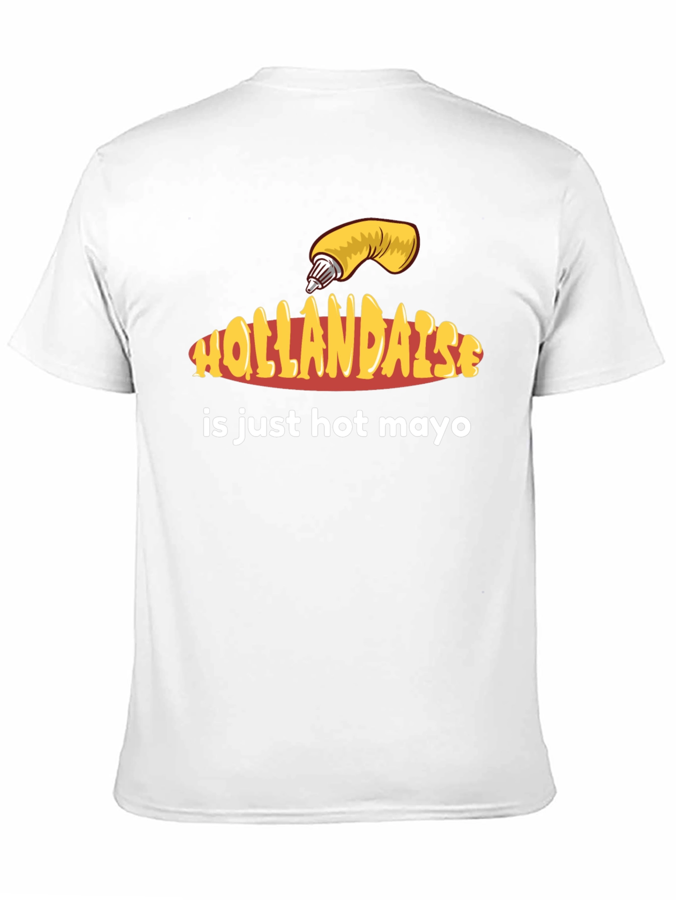 Black Hollandaise Hot Mayo T-Shirt - Funny Foodie Tee view 11