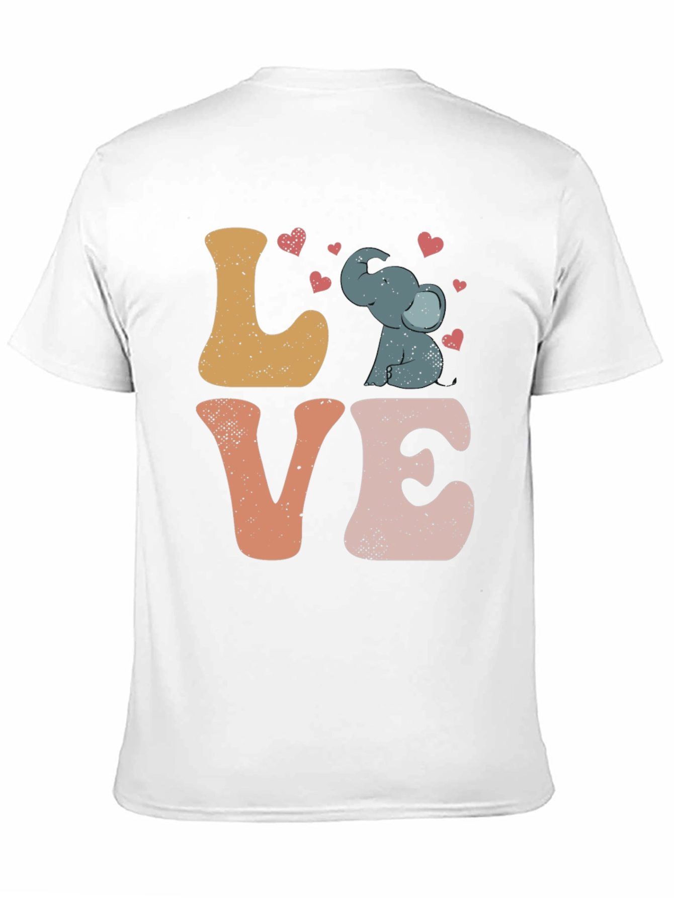 Black Elephant Love Graphic Tee view 11