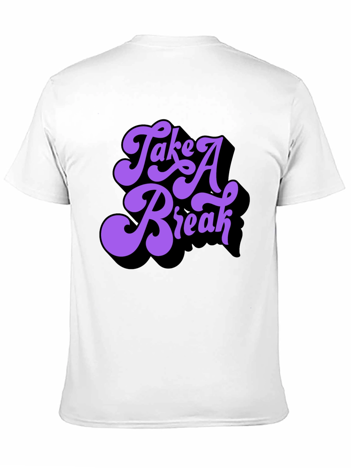 Black Take a Break Graphic T-Shirt - Retro Style view 11