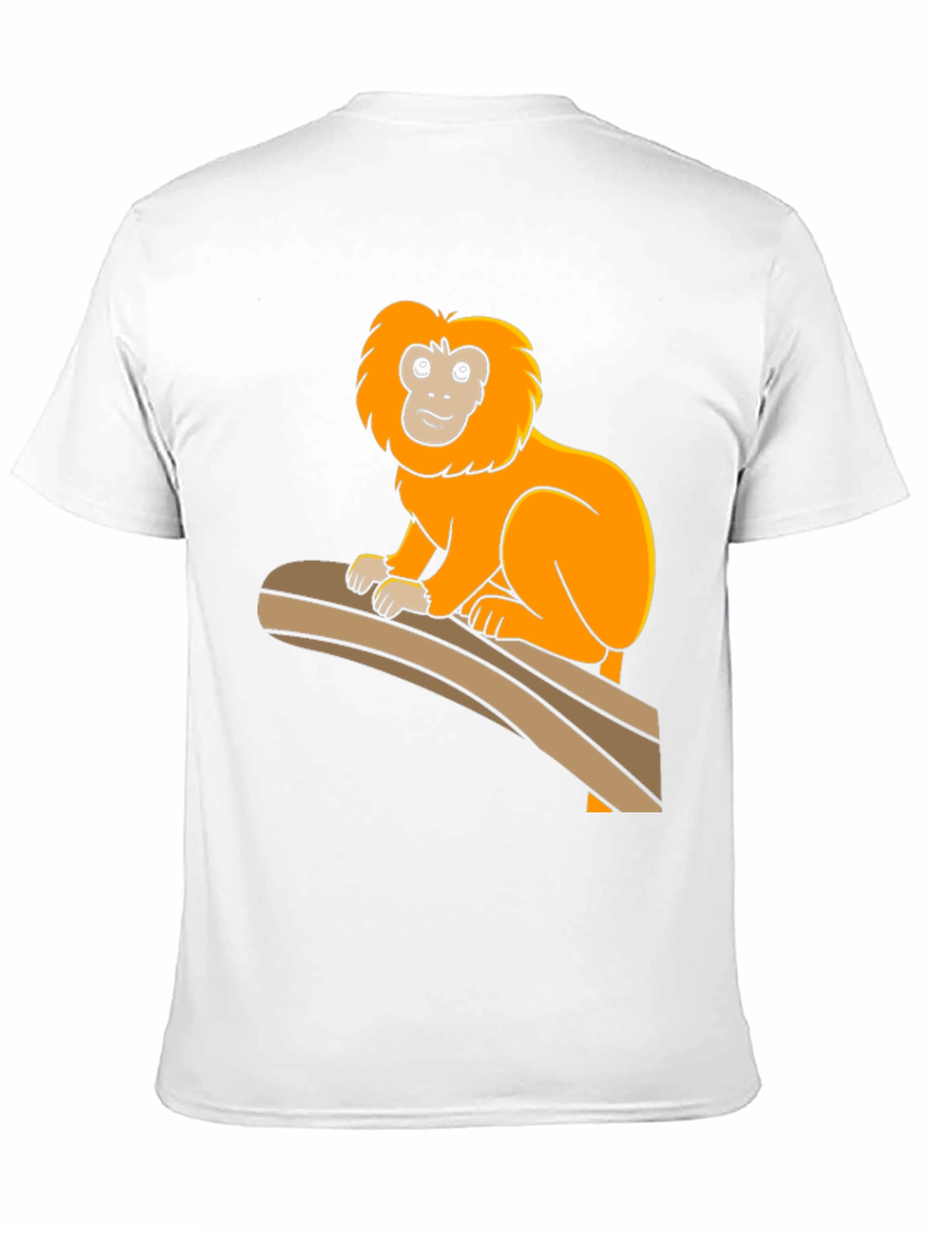 Black Monkey Graphic Tee - Black Cotton T-Shirt view 11