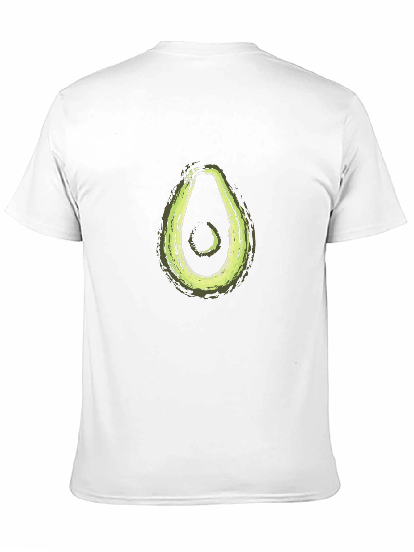 Black Avocado Graphic Print Black T-Shirt view 11