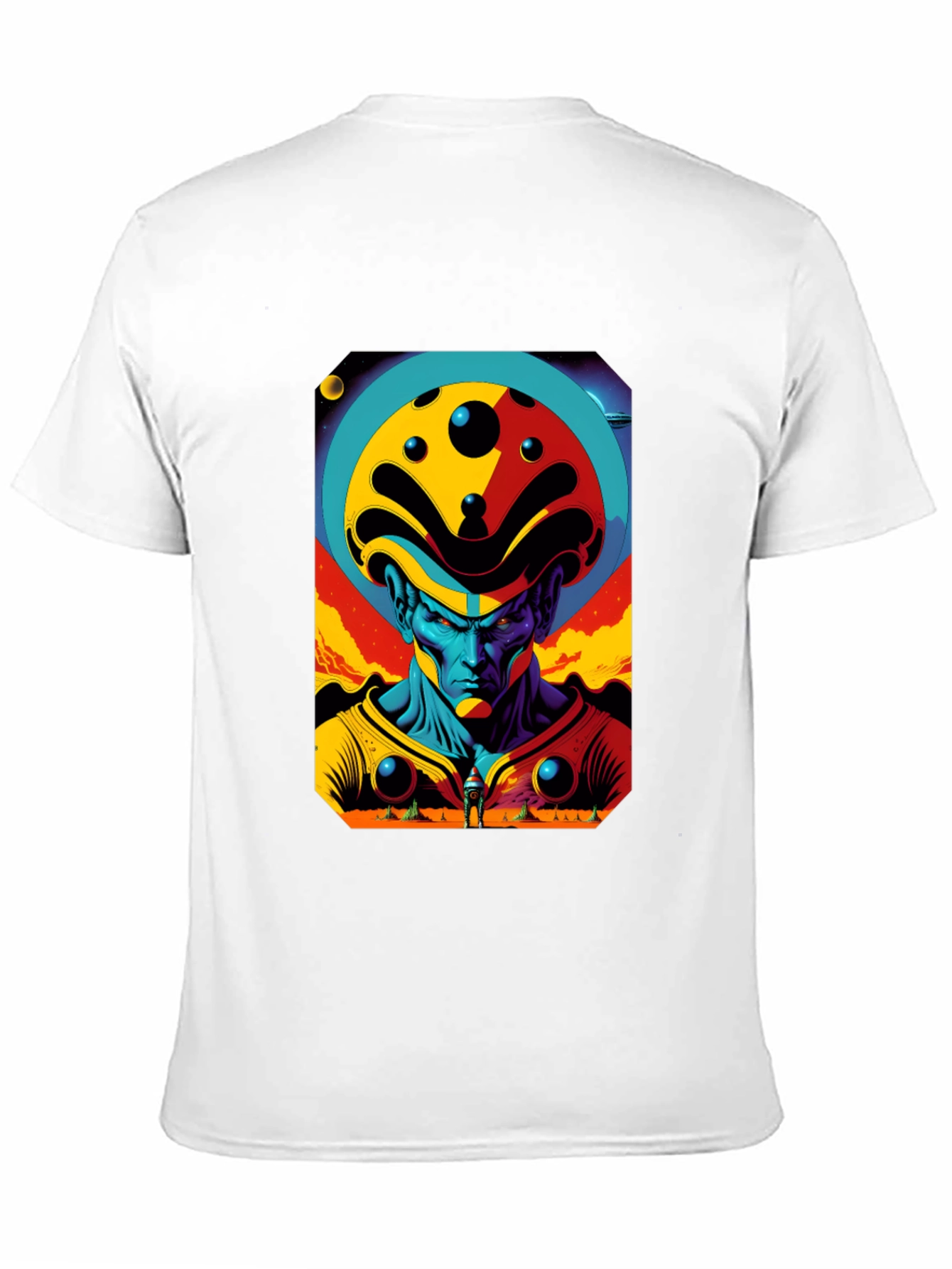 Black Retro Sci-Fi Alien Graphic Tee - Modern Comfort view 11