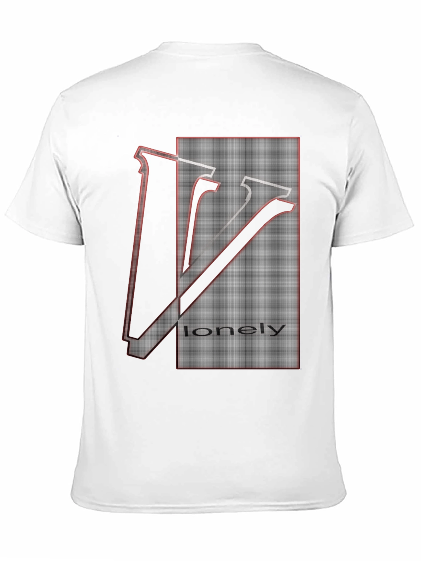 Black Lonely Graphic Tee - Unique Design, Soft Cotton Blend view 11