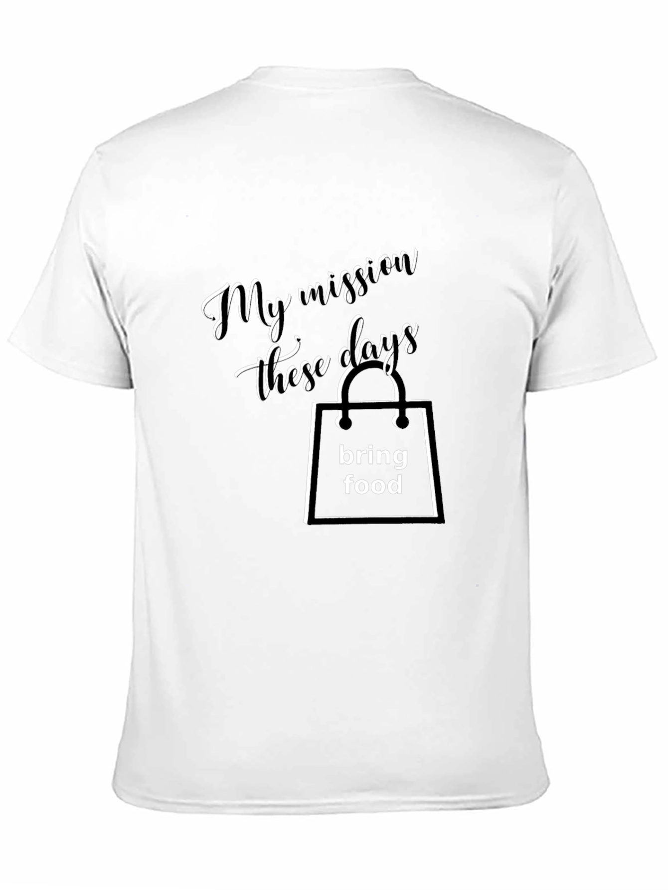 Black My Mission These Days T-Shirt view 11