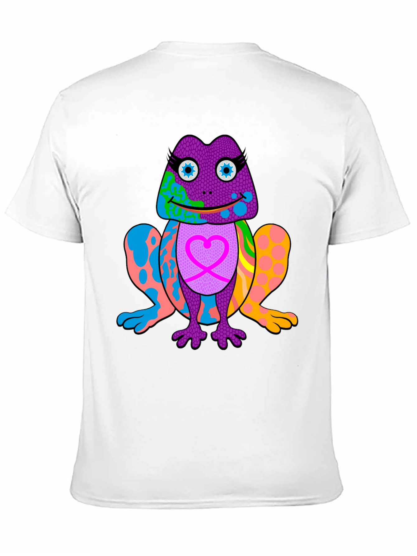 Black Funky Frog Graphic Tee - Vibrant & Unique Design view 11